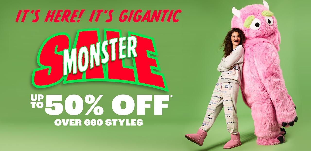 It's here! It's Gigantic - Monster Sale Up to 50% Off - Over 900 styles
