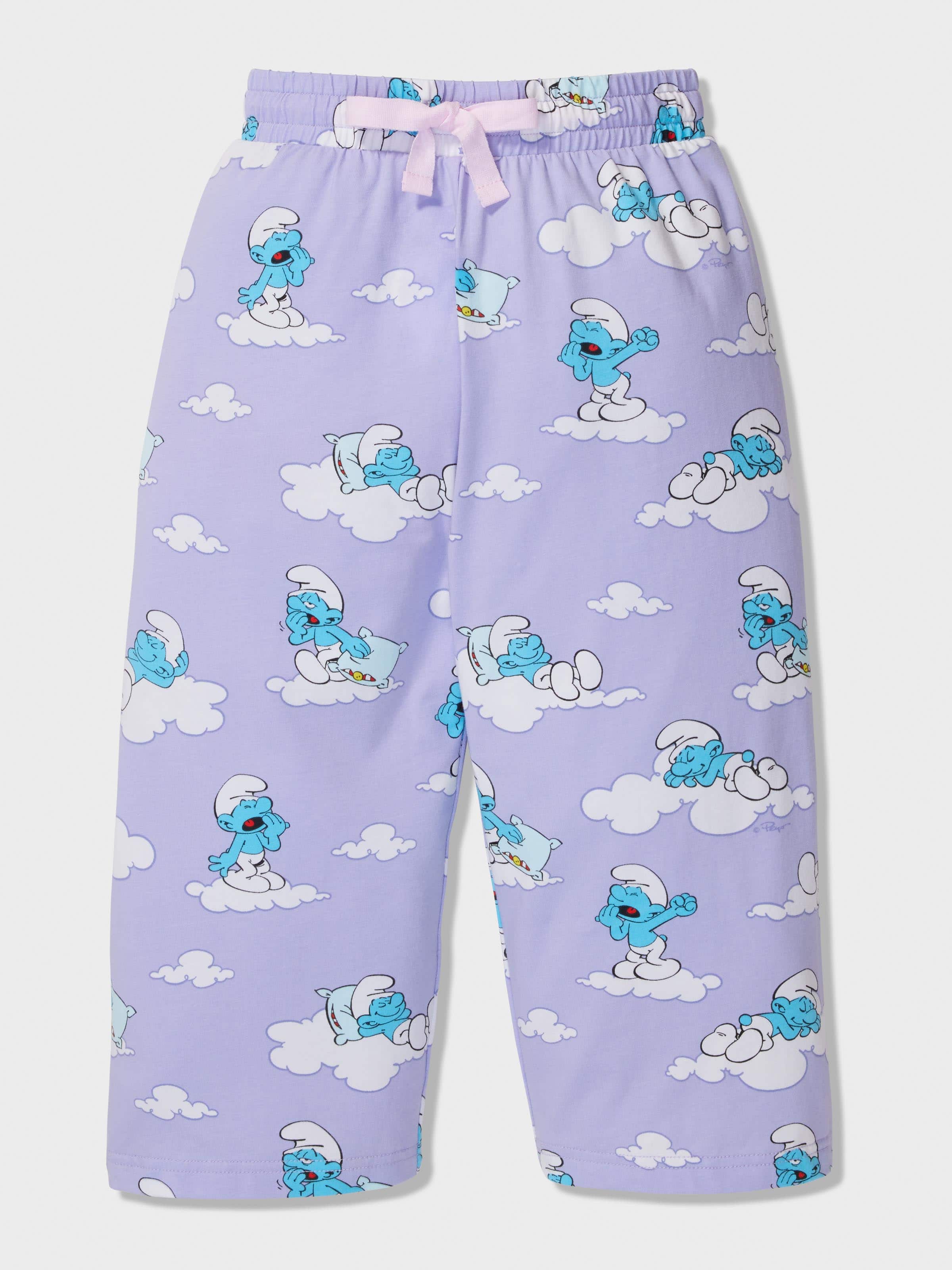 Jnr Girls Smurf Cloud Pj Set