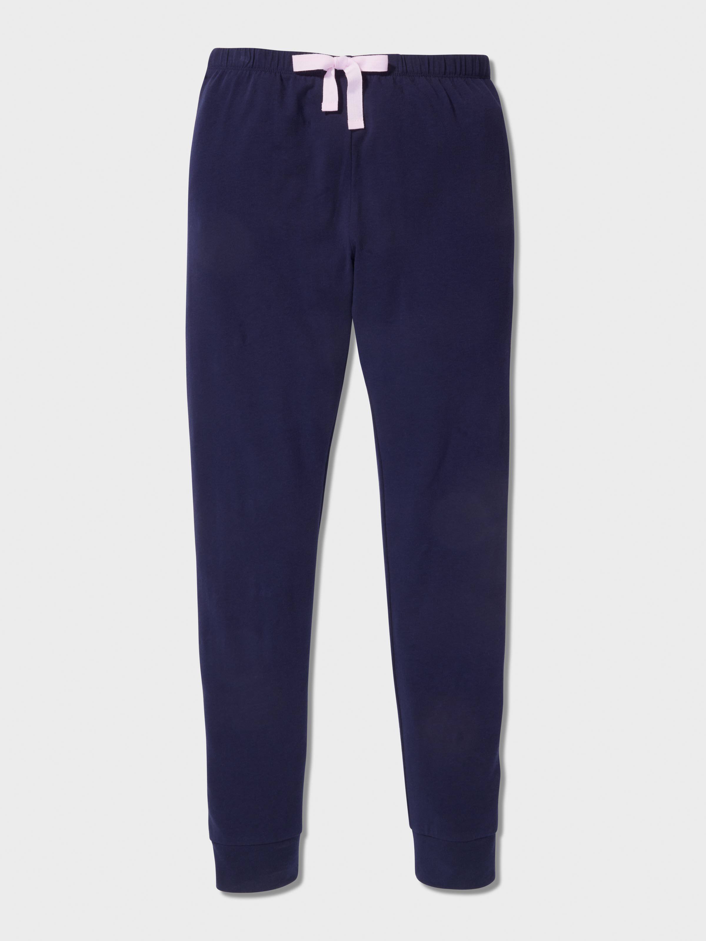 Girls Navy Track Pj Set