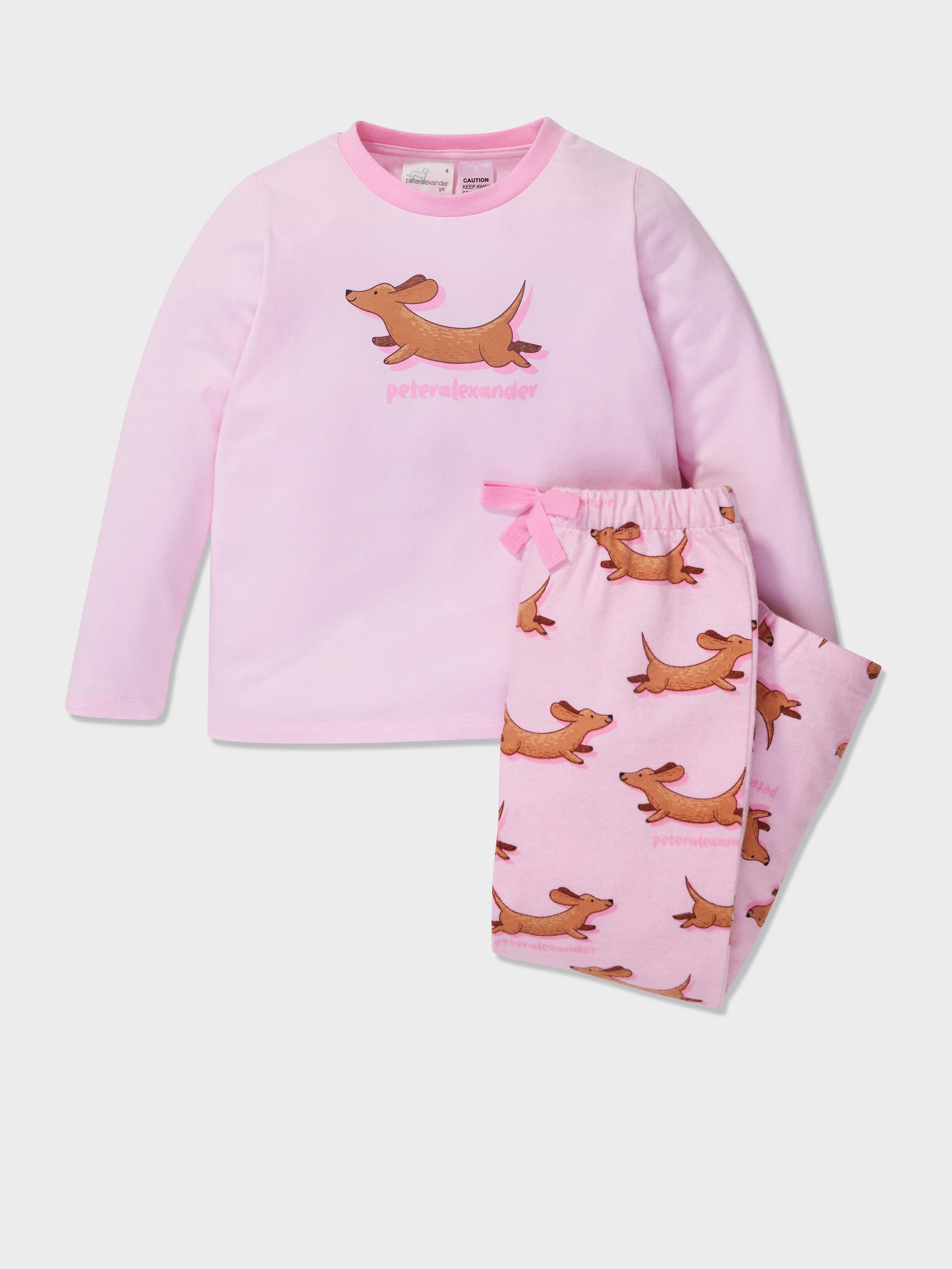 Jnr Girls Pink Penny Pj Set