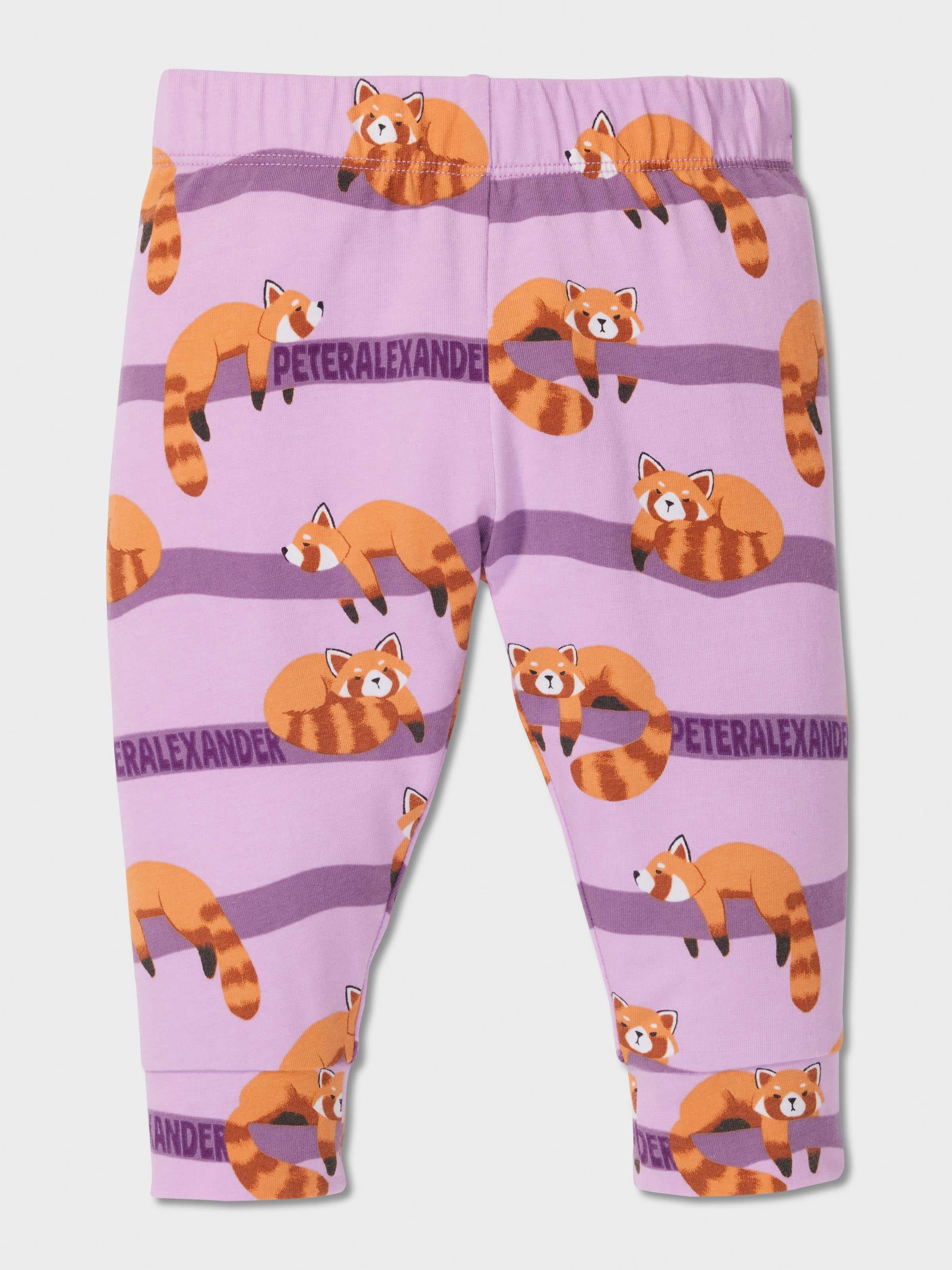 Baby Girl Red Panda Pj Set