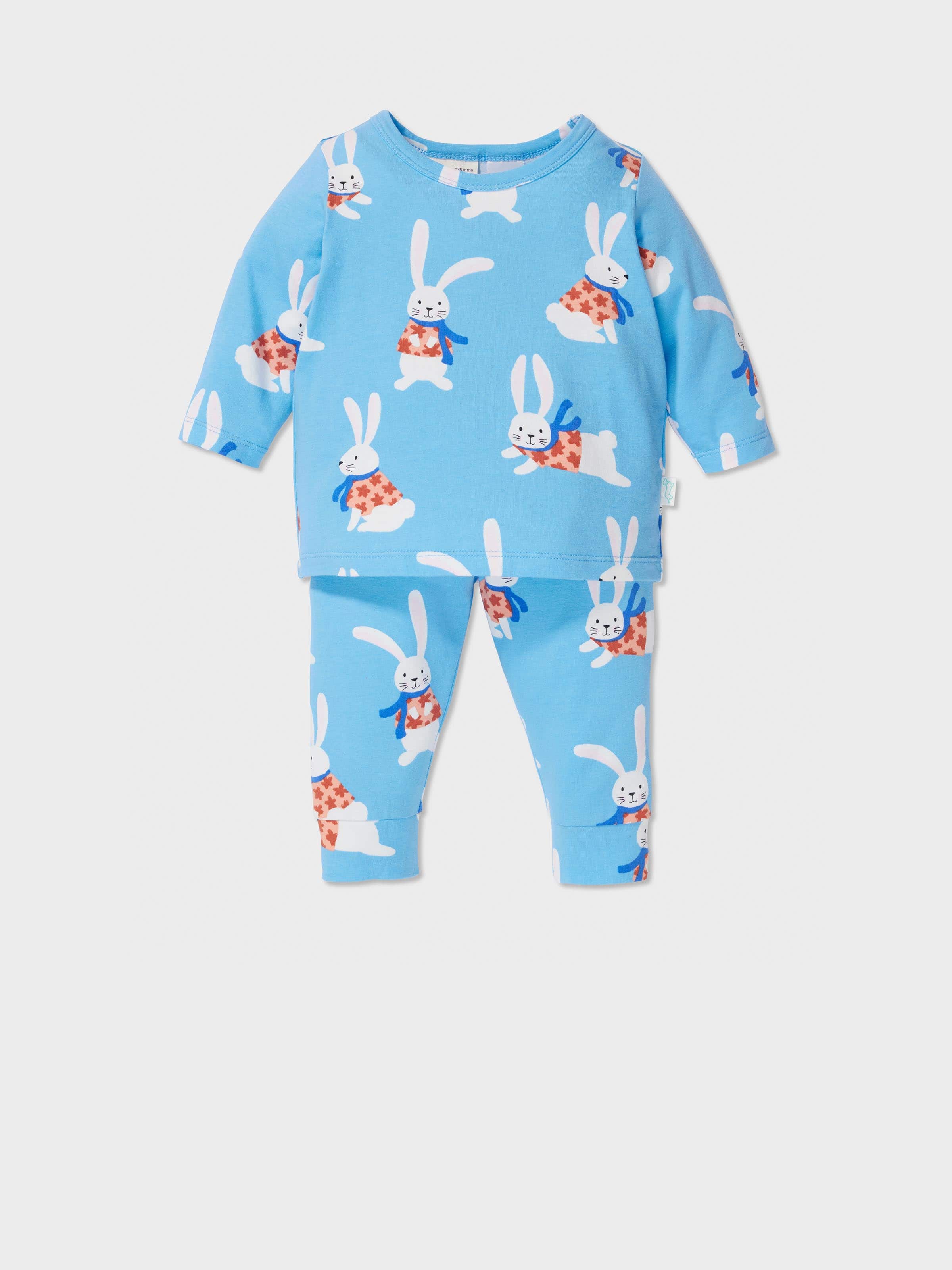 Baby Scarf Bunny Pj Set