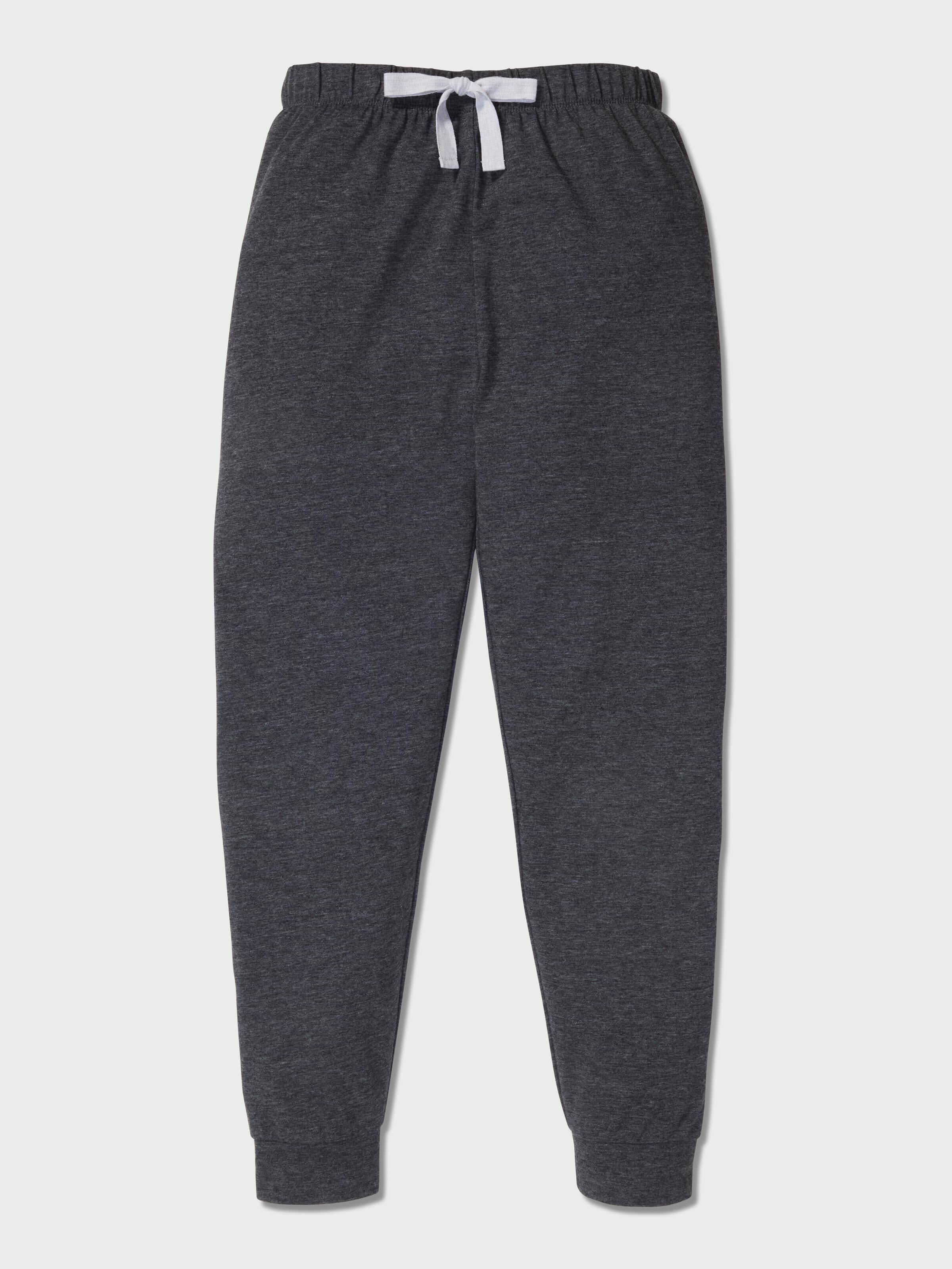 Boys Charcoal Marle Pj Set