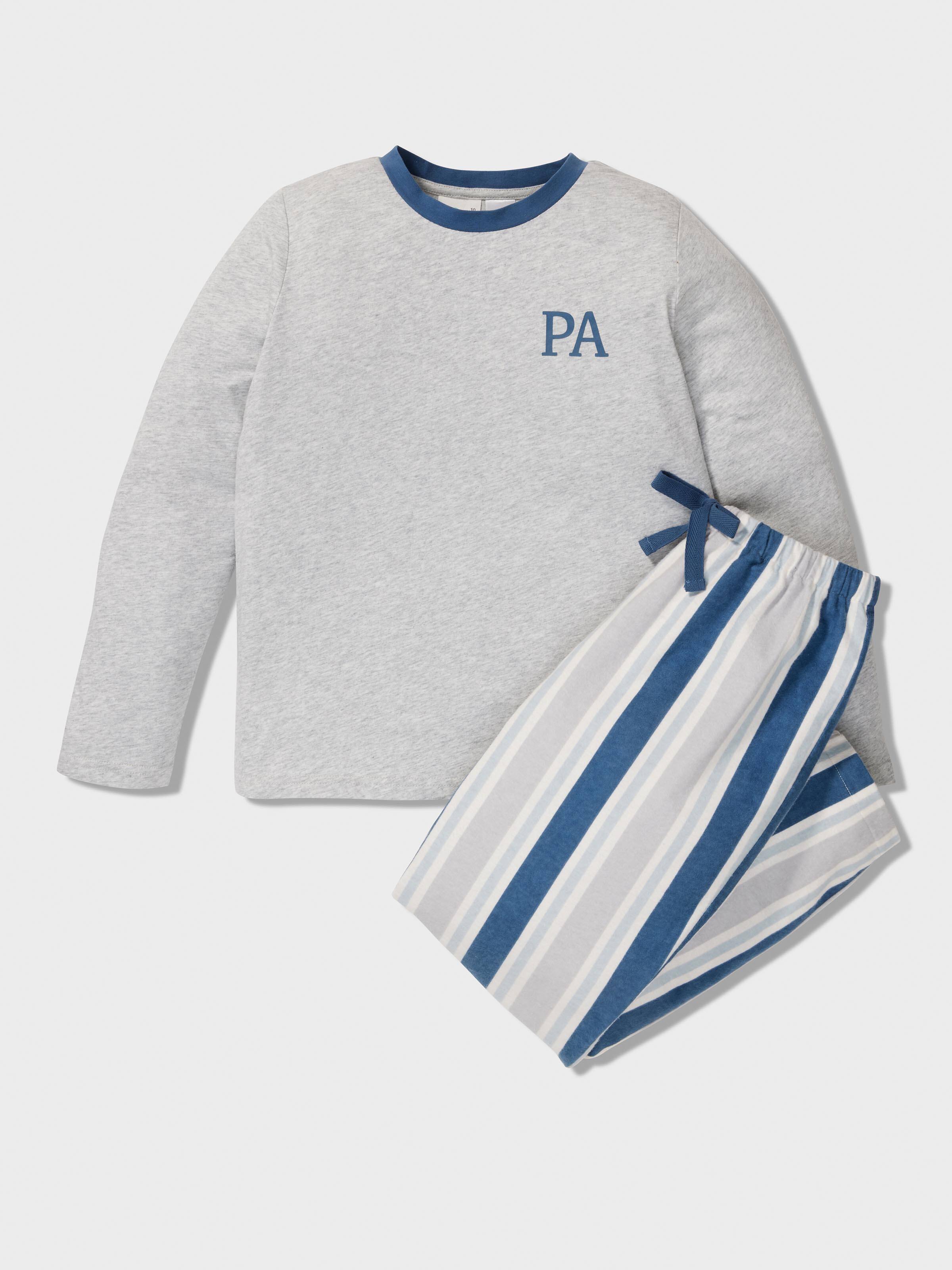 Boys Stripe Pant Pj Set