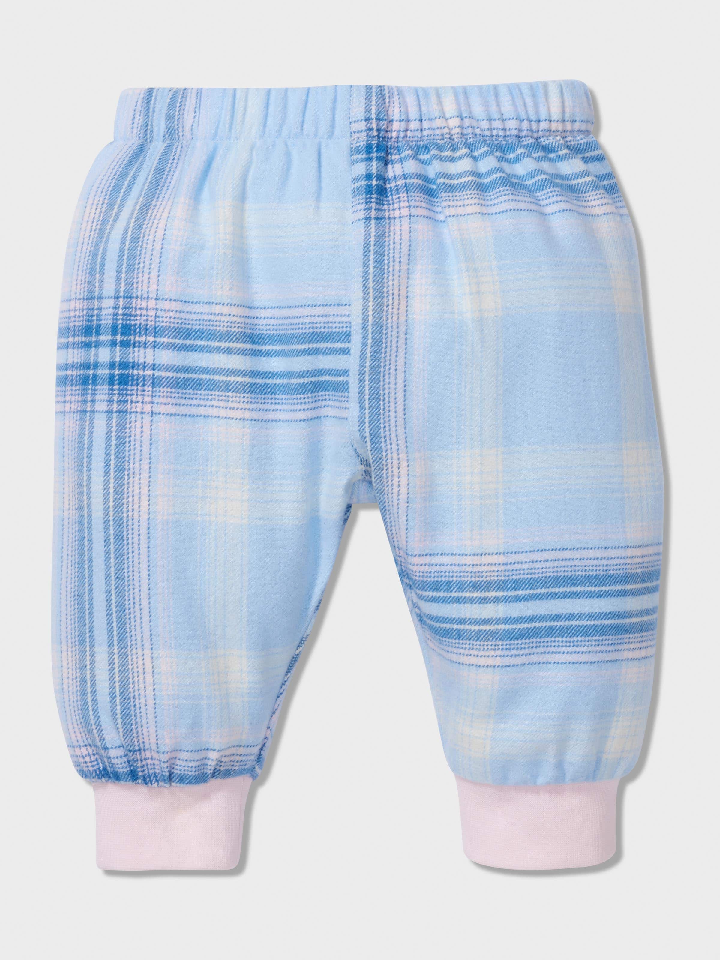 Image for Baby Blue Check Long Classic Pj Set from JustGroupNZ
