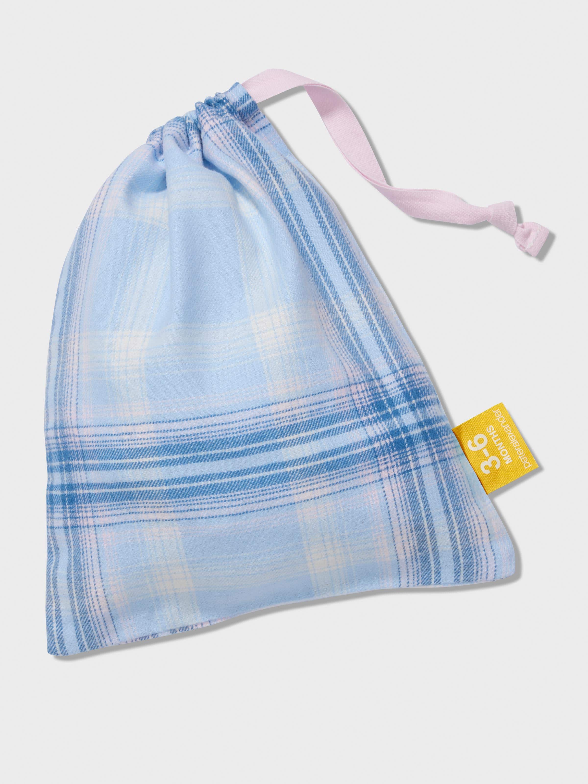 Image for Baby Blue Check Long Classic Pj Set from JustGroupNZ