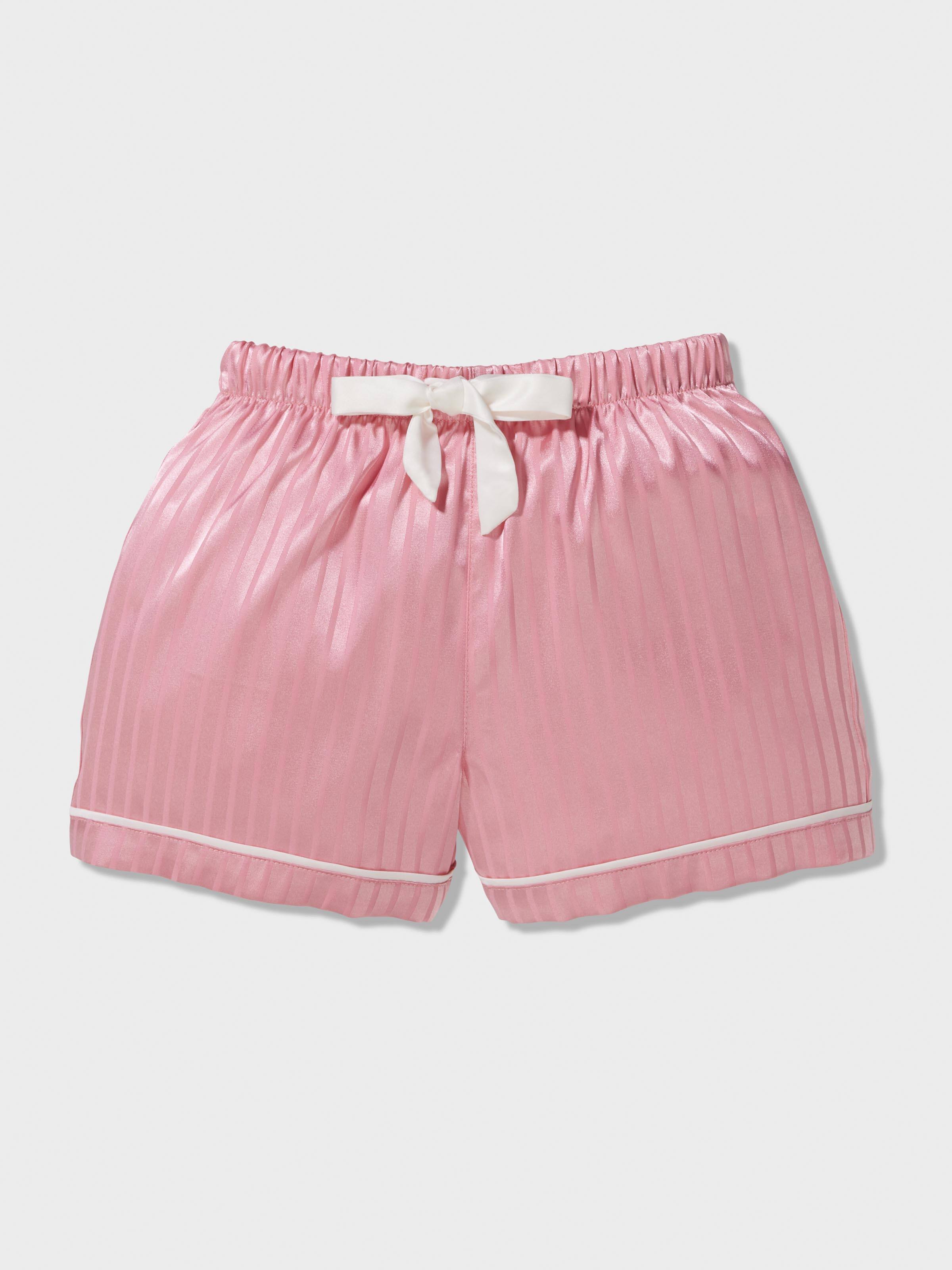 Girls Blush Satin Pj Set