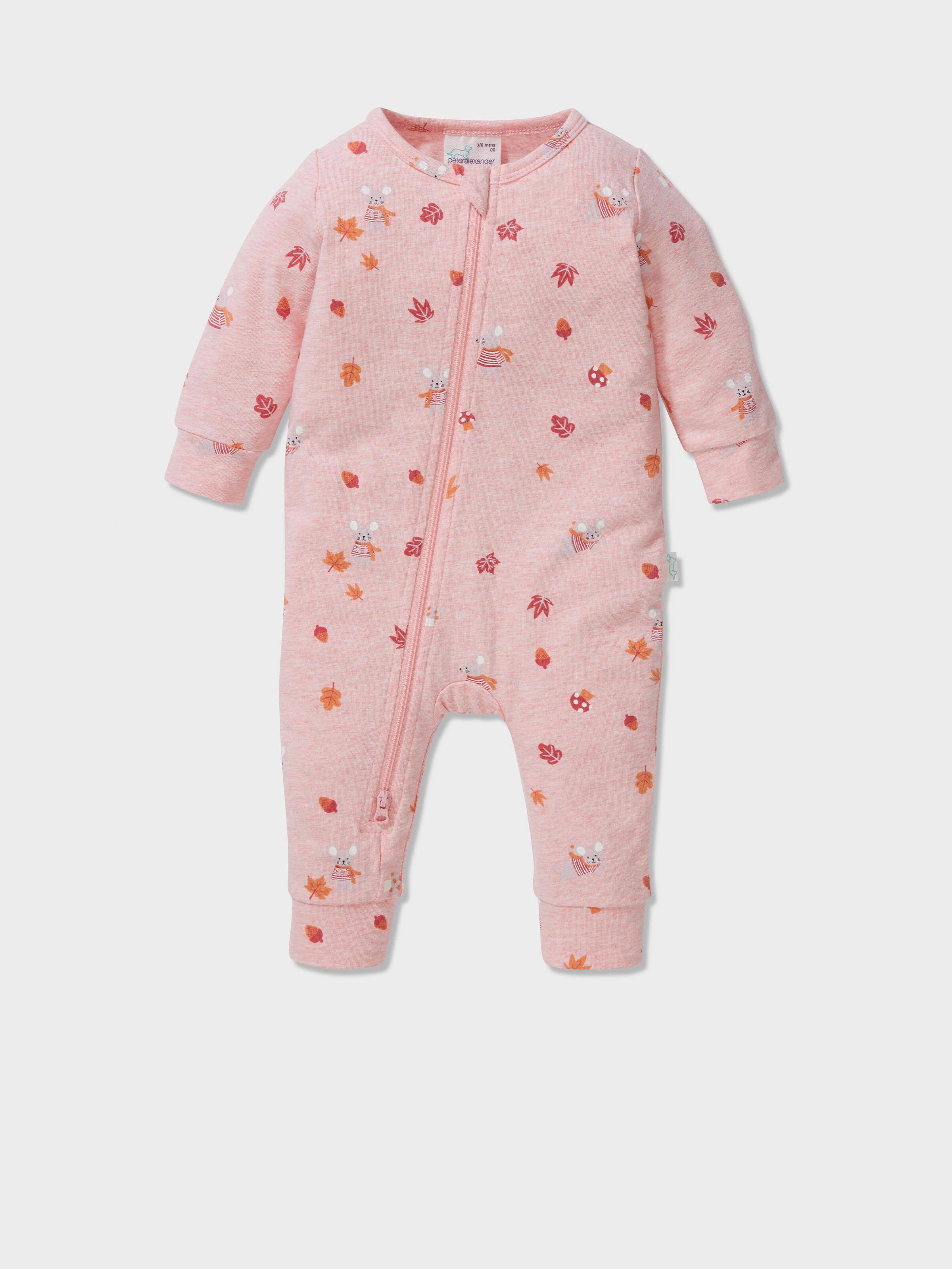 Baby Organic Autumn Print Onesie