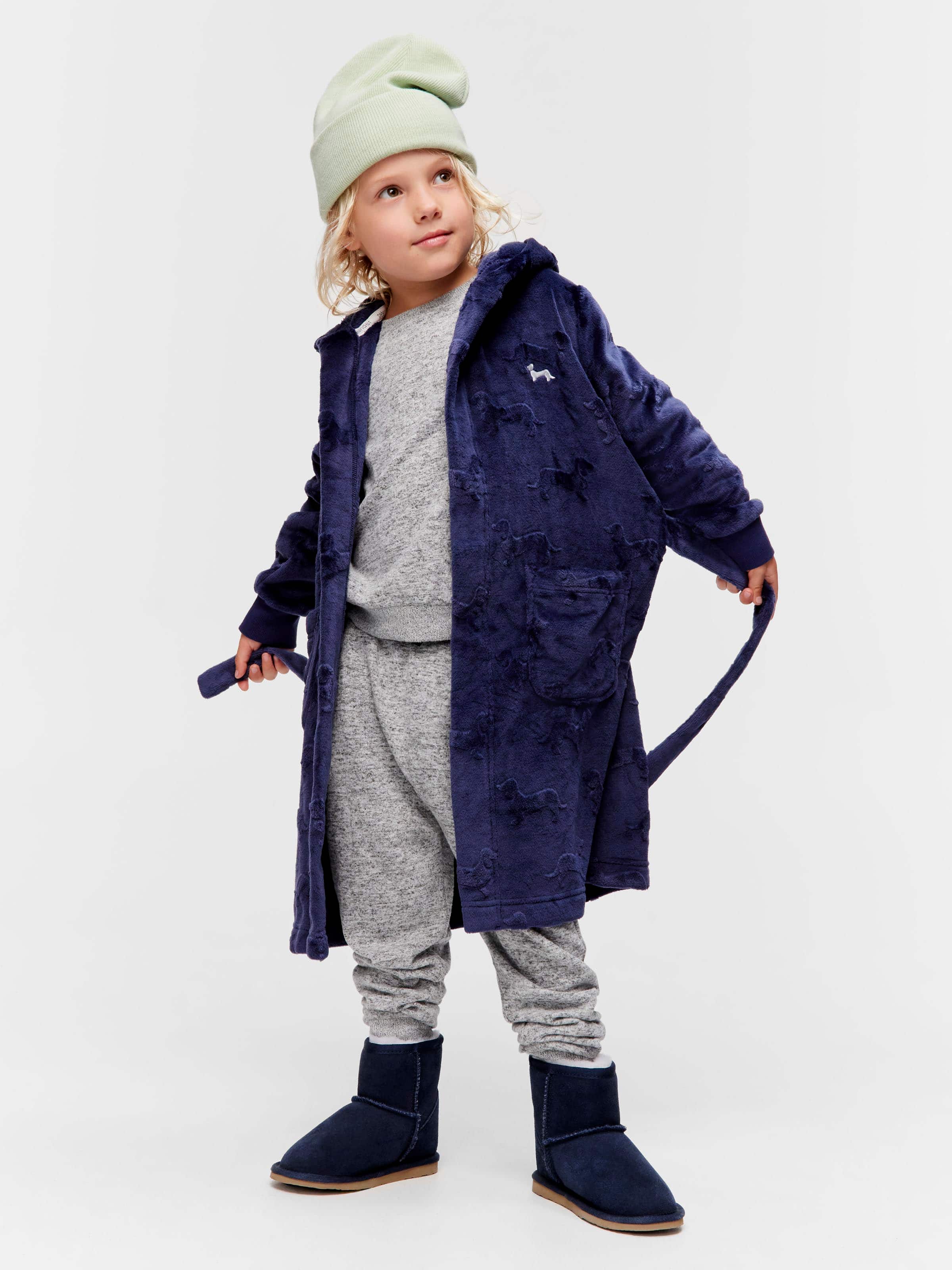 Jnr Kids Navy Penny Gown