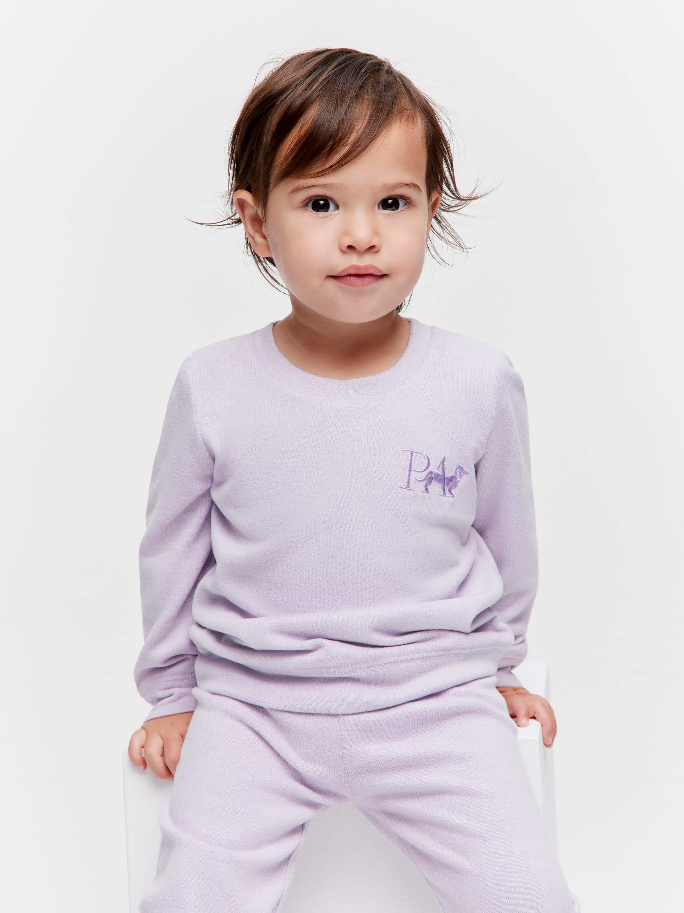 Baby Lilac Plush Pj Set