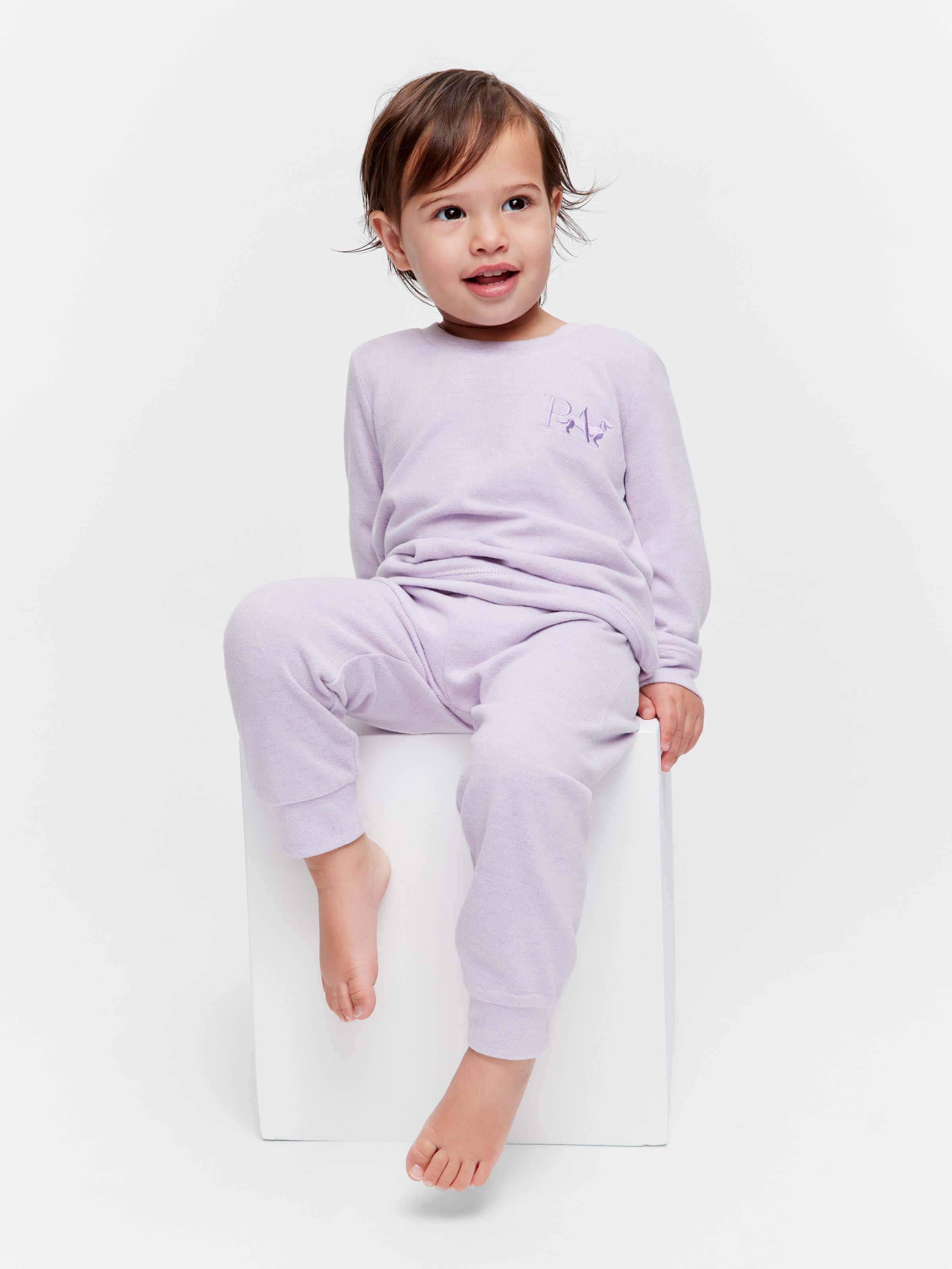Baby Lilac Plush Pj Set