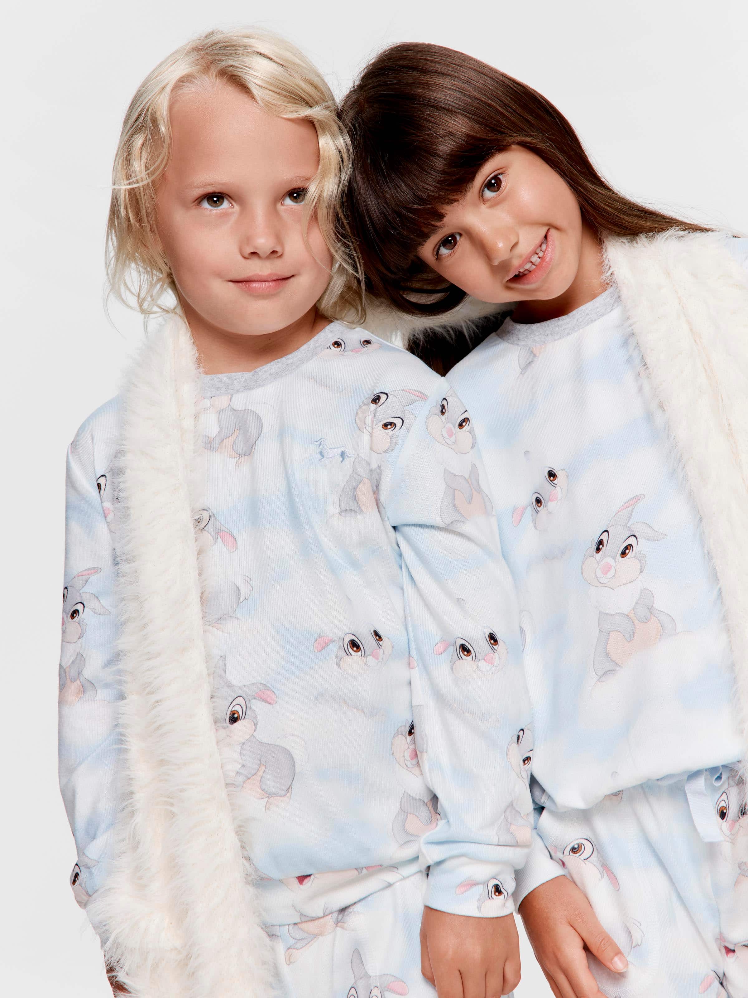 Jnr Kids Thumper Clouds Pj Set