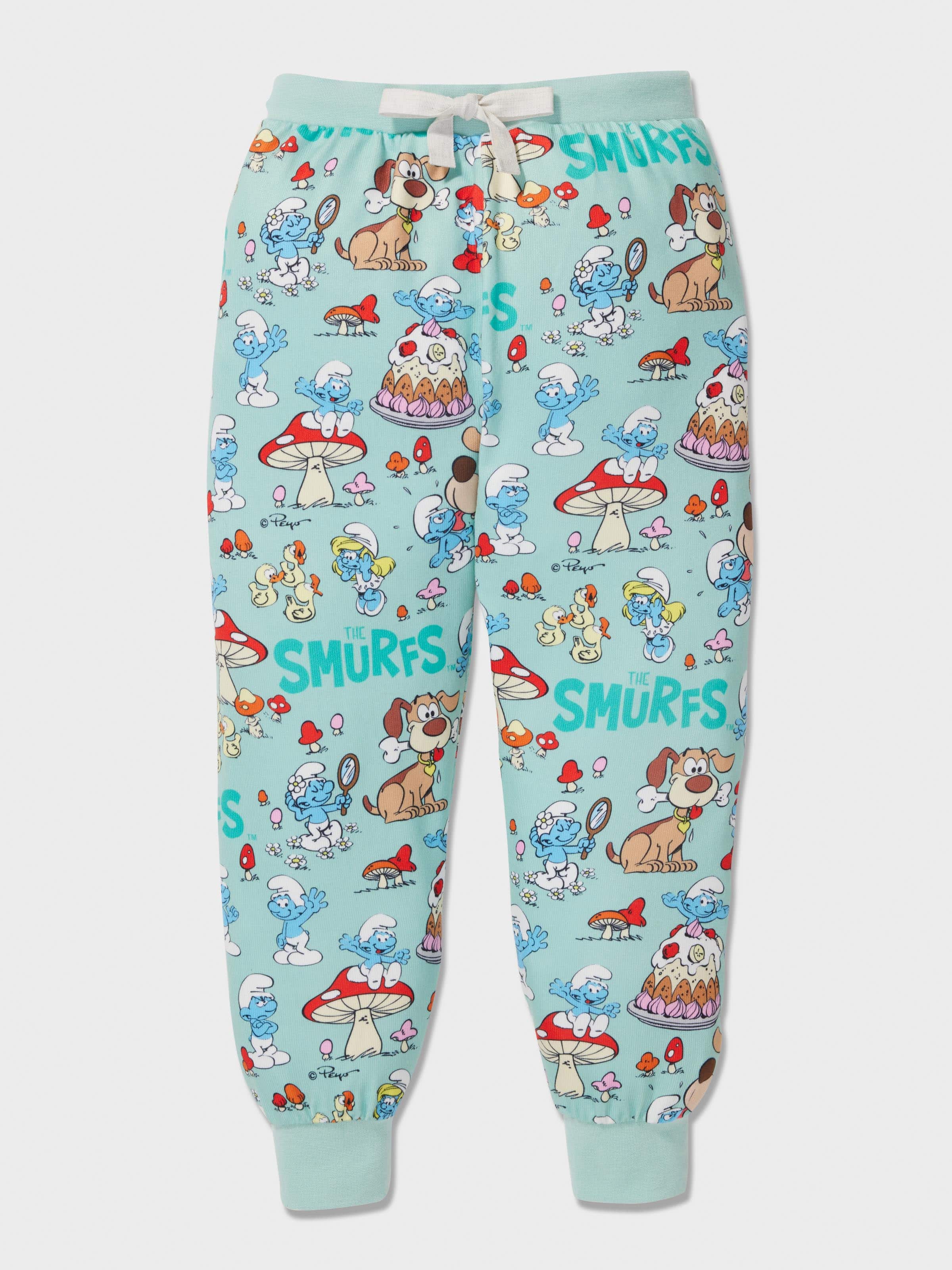 Jnr Boys Smurfs Track Pj Set