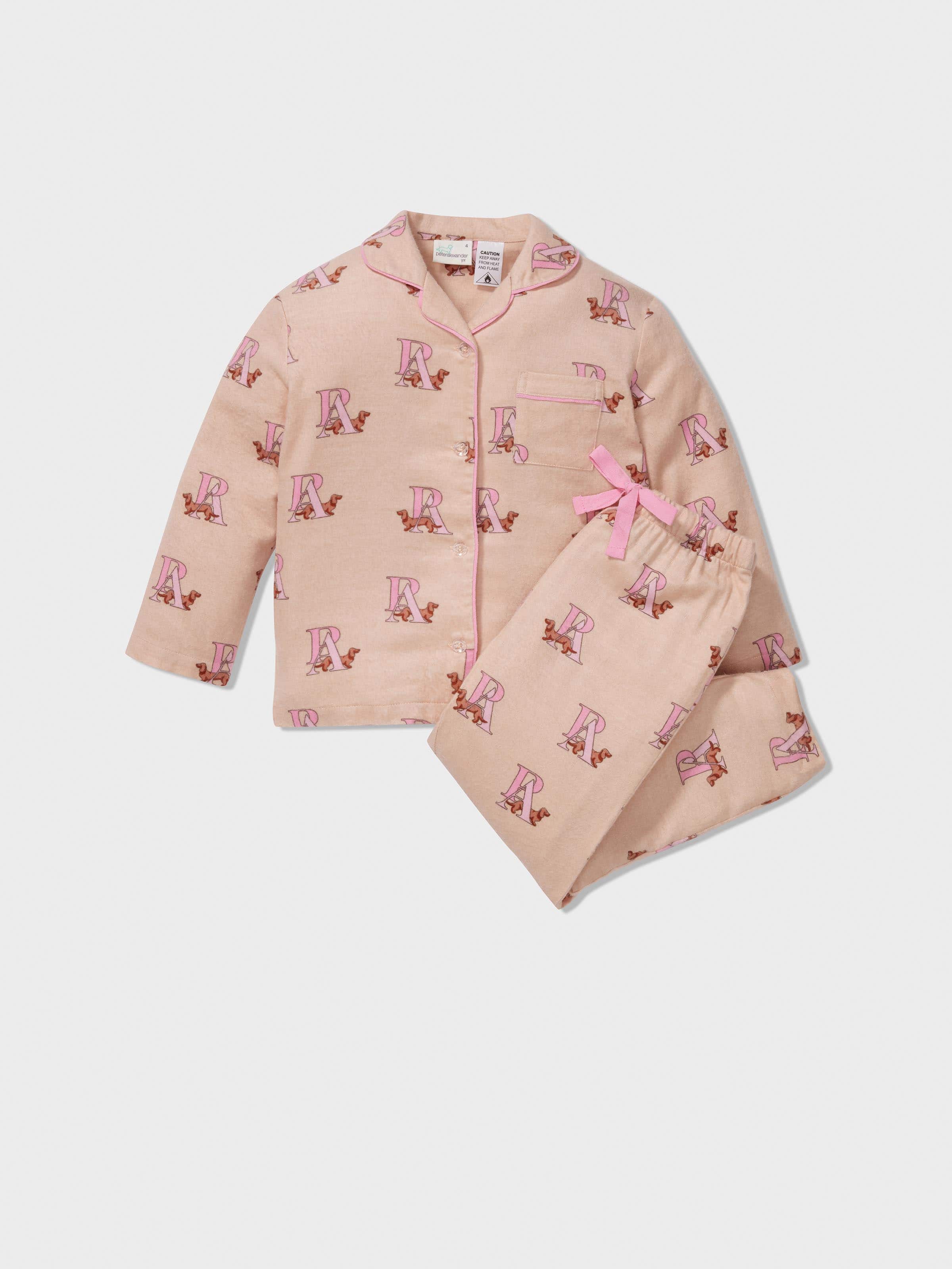Jnr Girls P.A. Logo Classic Long Pj Set