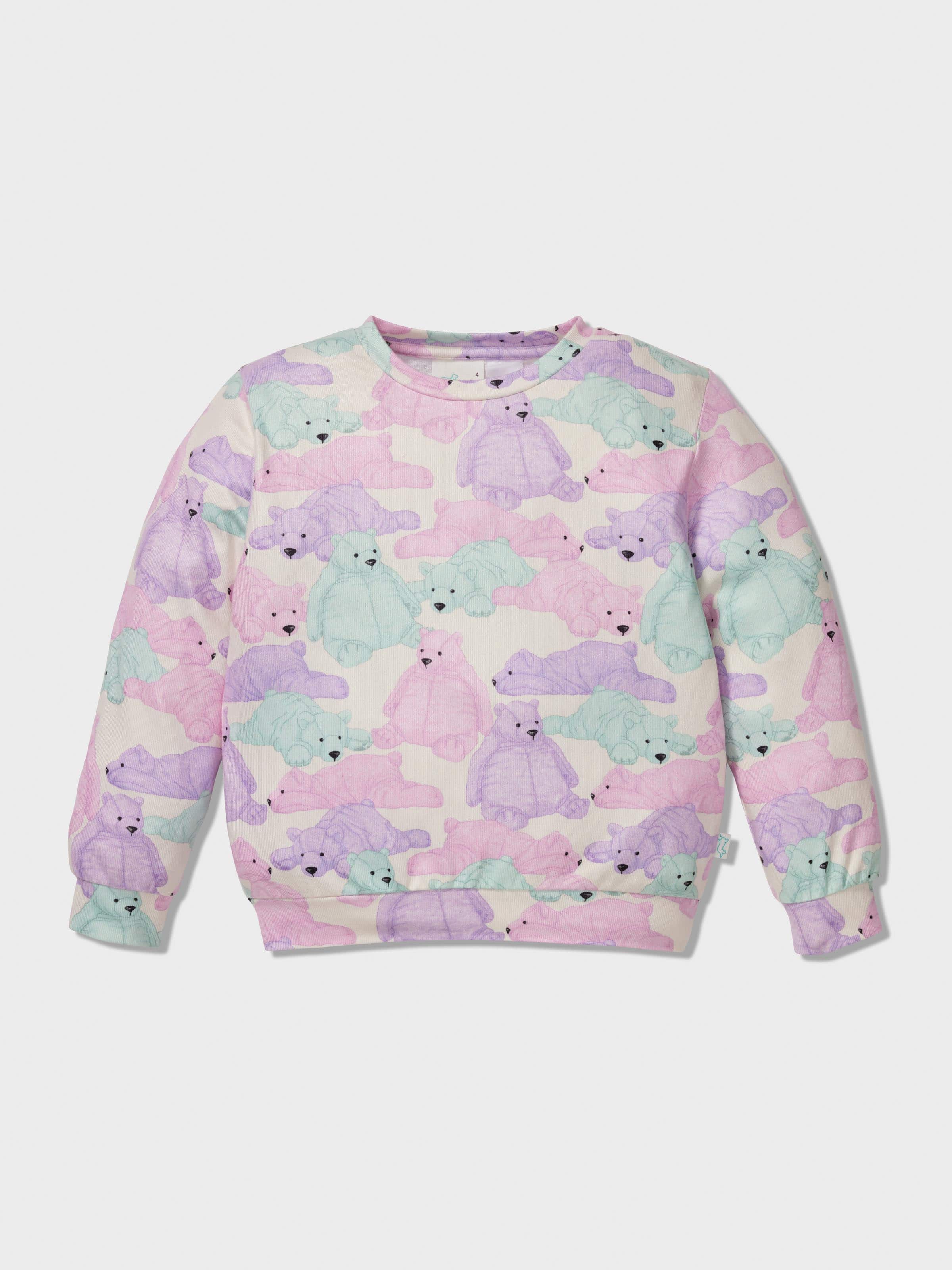 Image for Jnr Girls Pastel Bears Long Pj Set from JustGroupNZ
