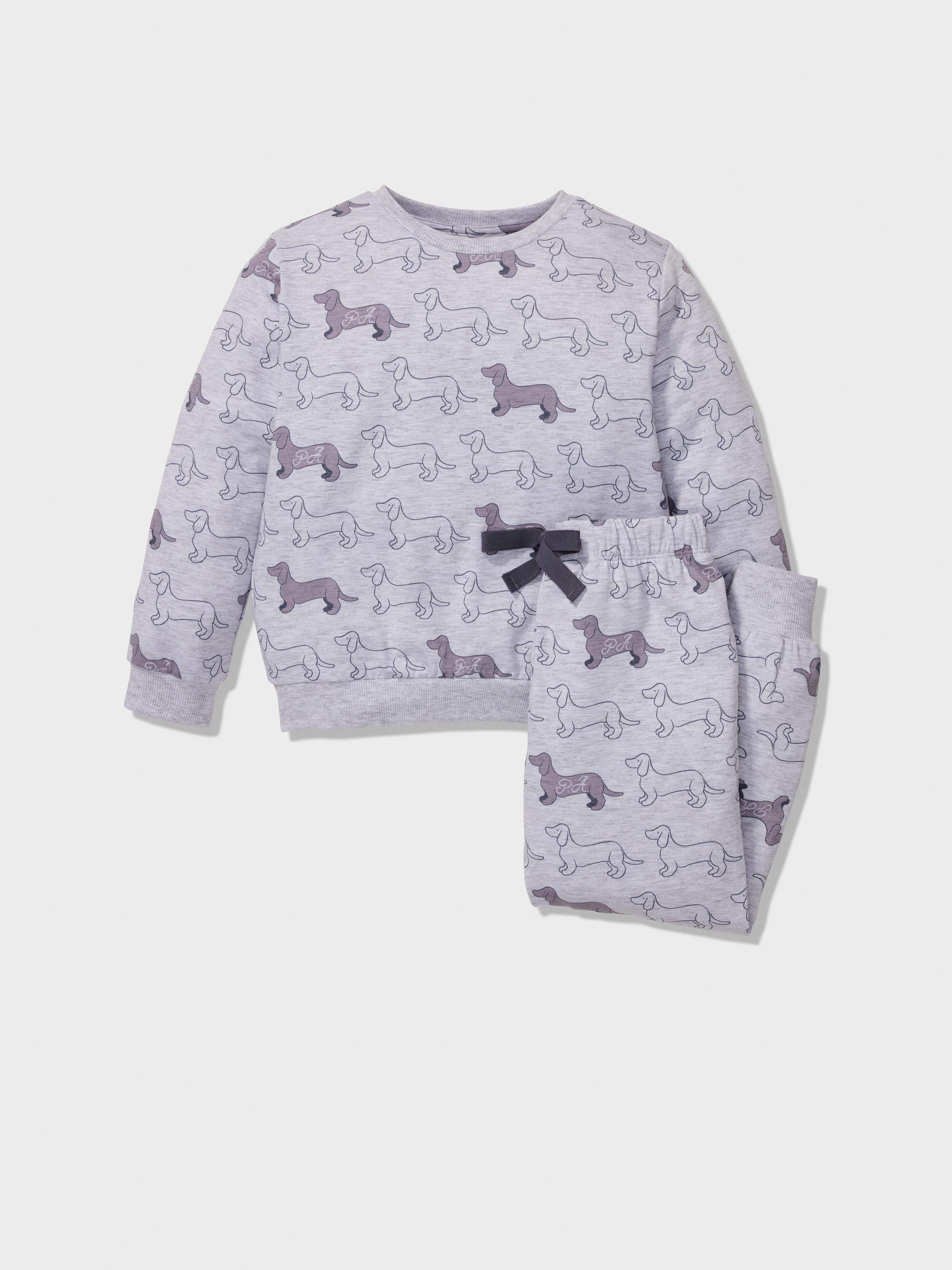 Jnr Boys Penny Print Long Pj Set