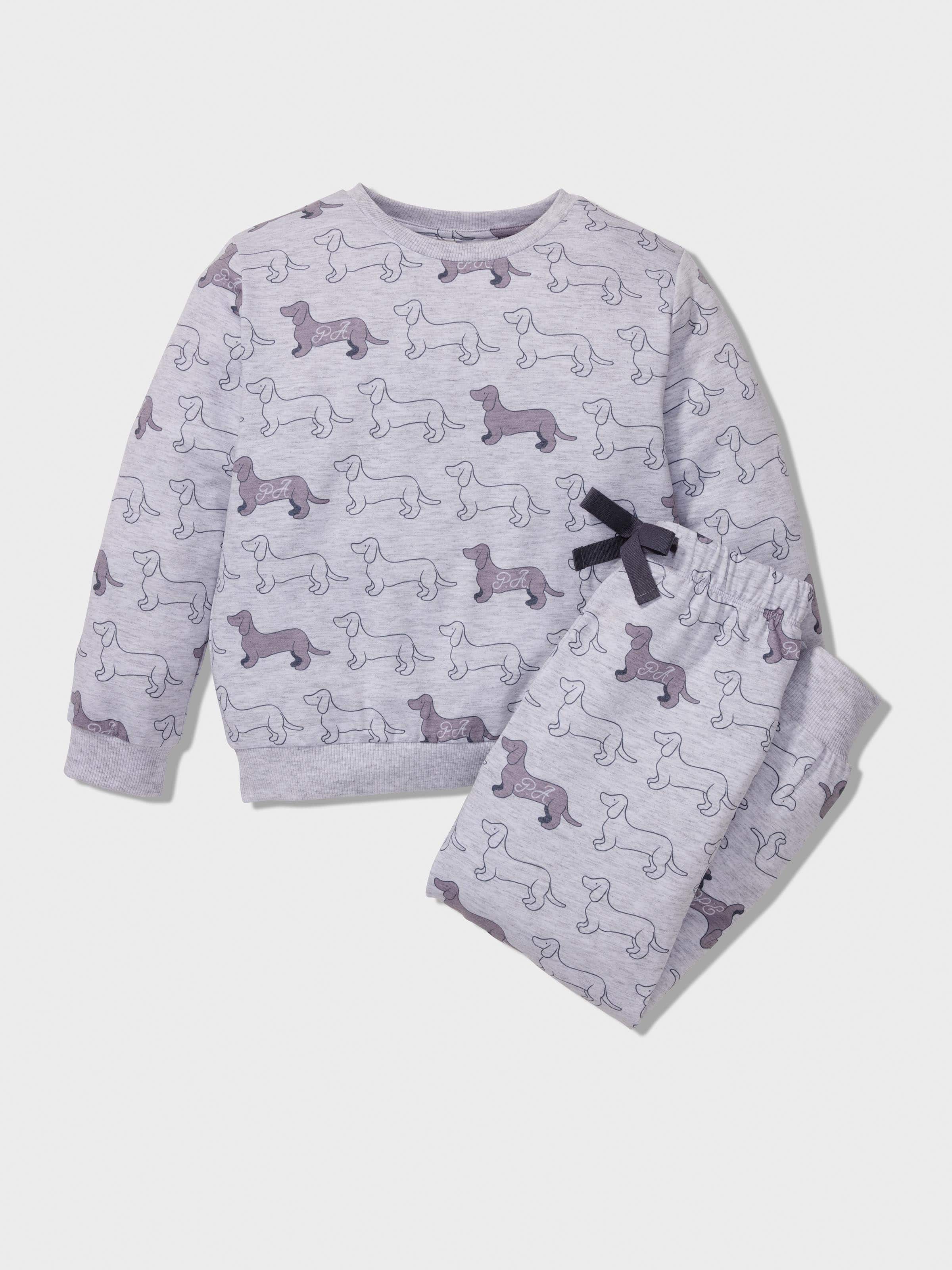 Boys Penny Print Long Track Pj Set