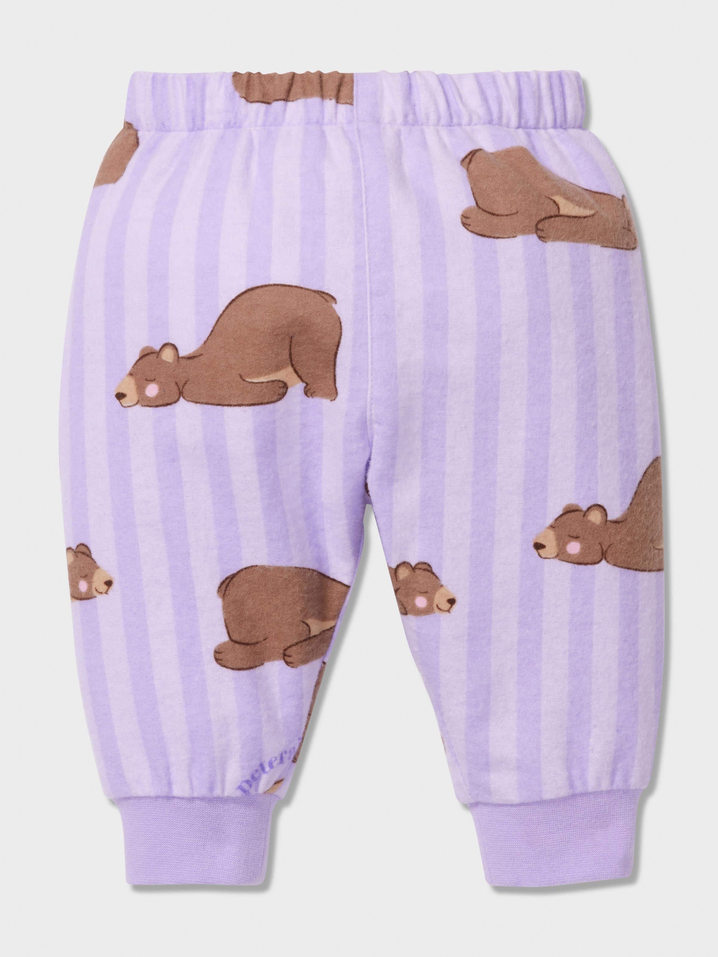 Baby Lilac Bear Classic Pj Set