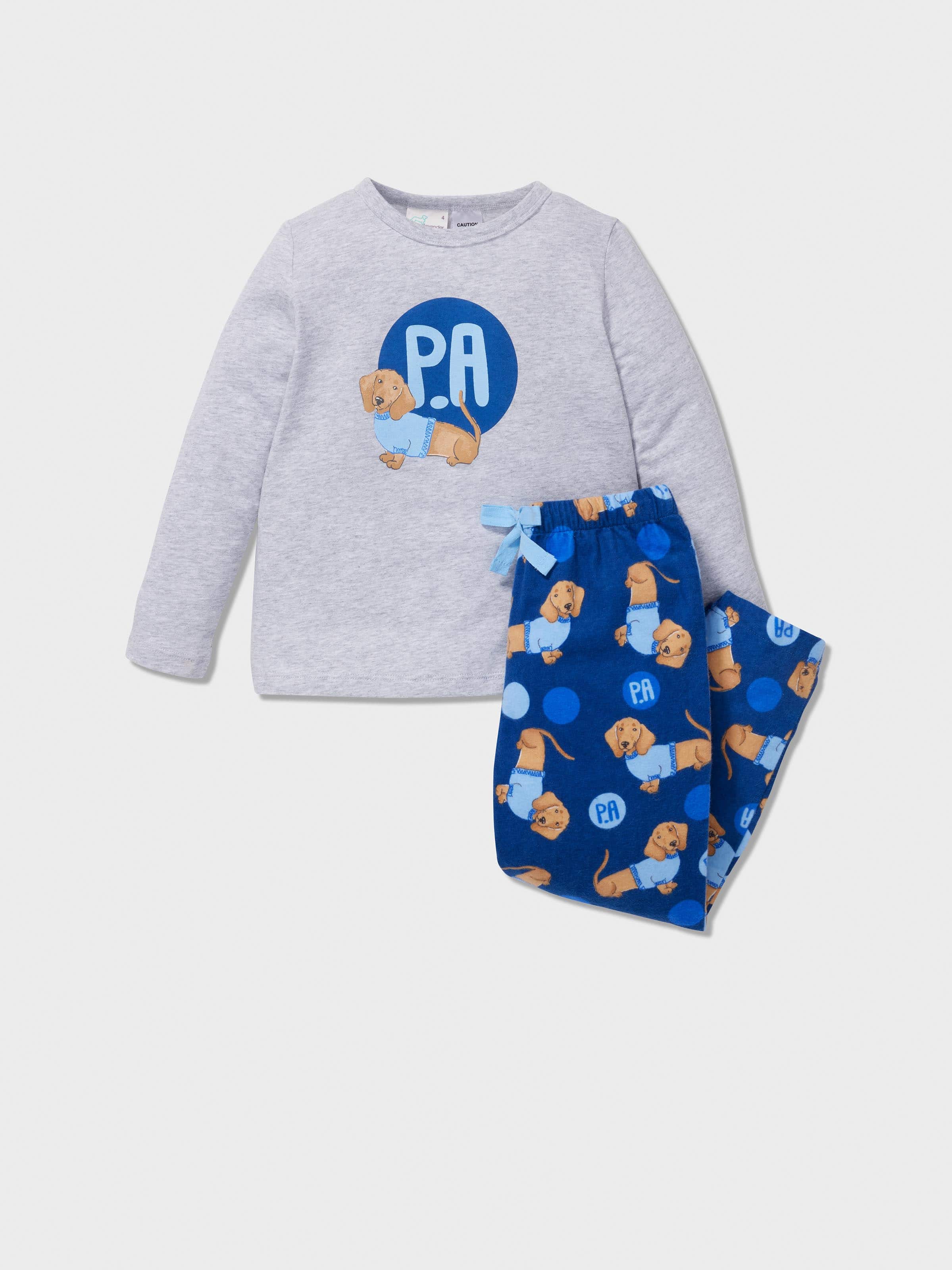 Jnr Boys Penny Spot Pj Set