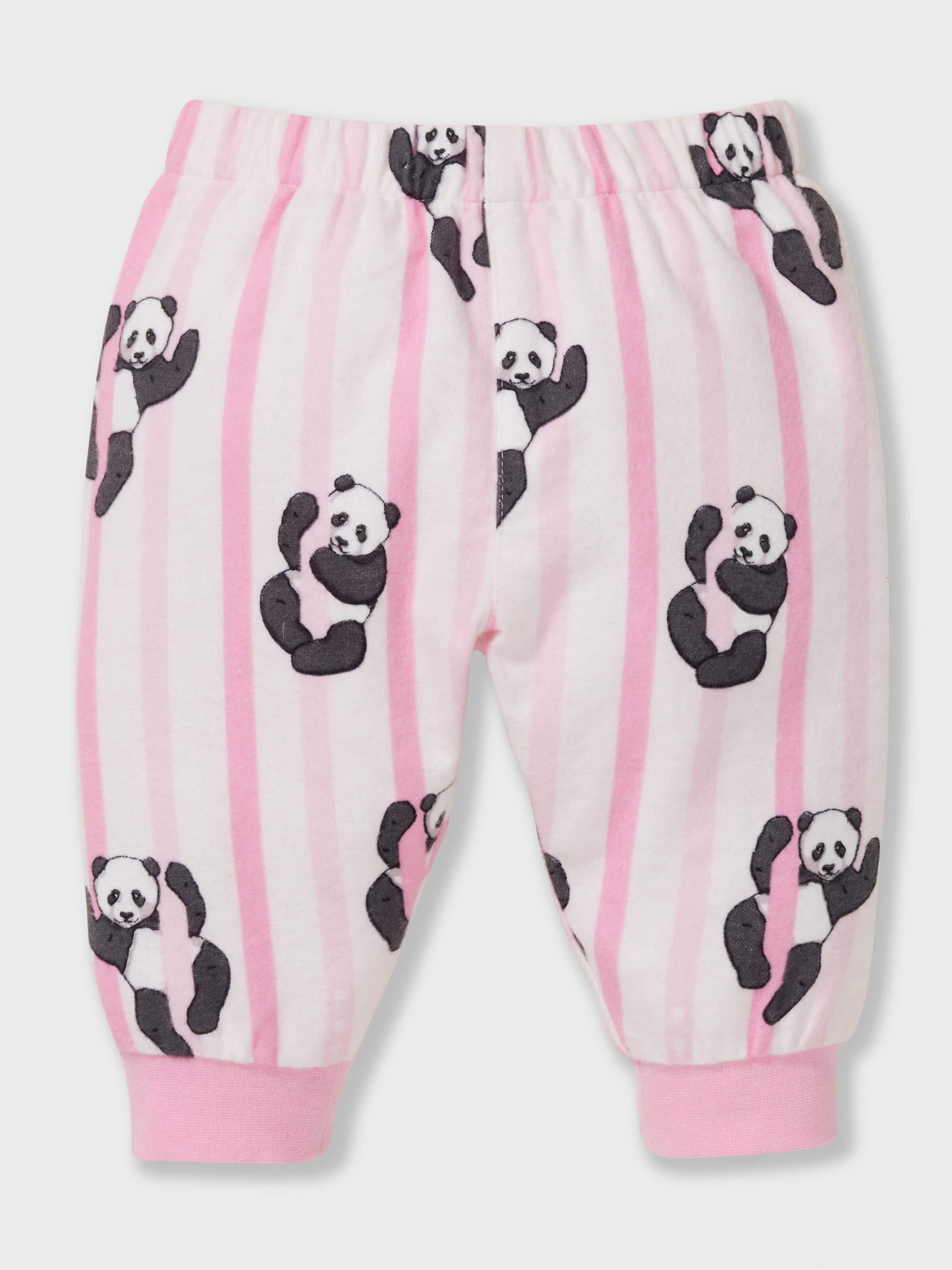 Baby Pink Panda Classic Pj Set