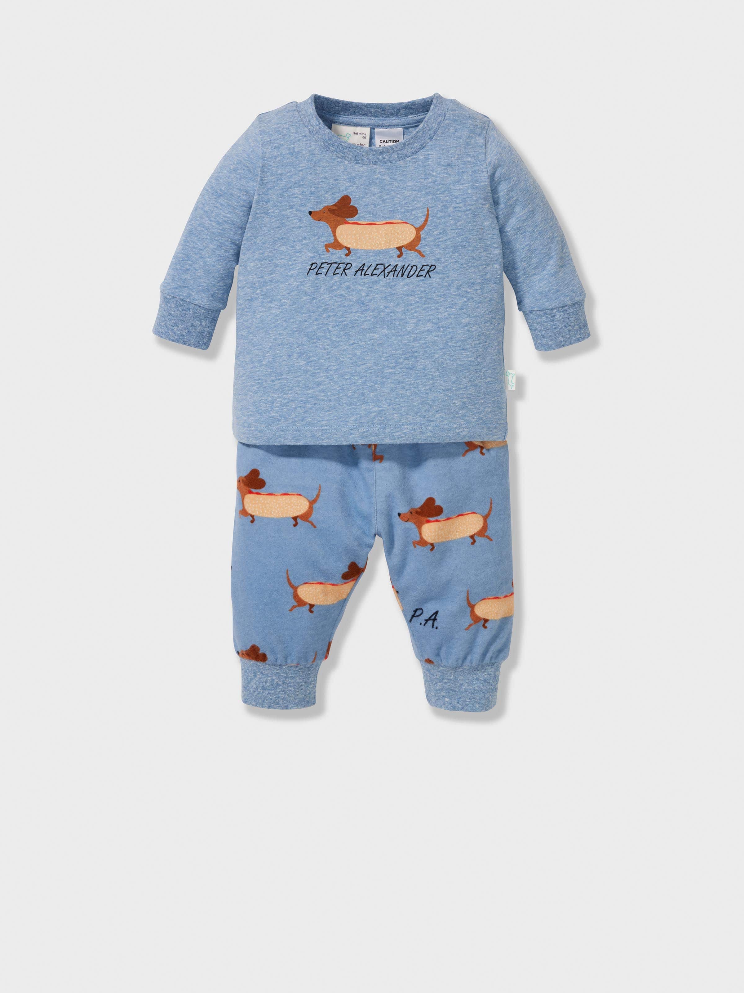 Baby Hotdog Long Pj Set