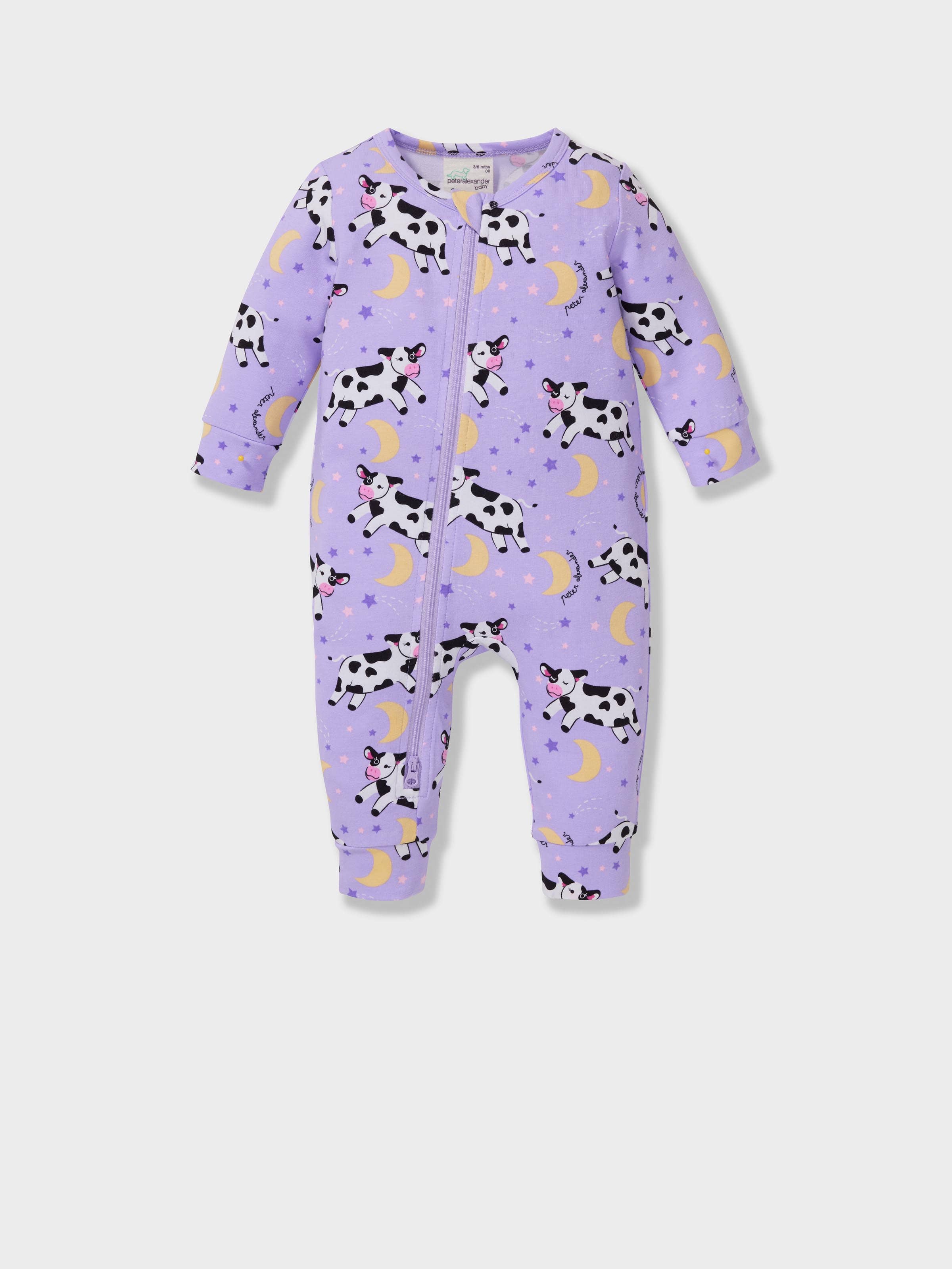 Baby Sleepy Cow Onesie