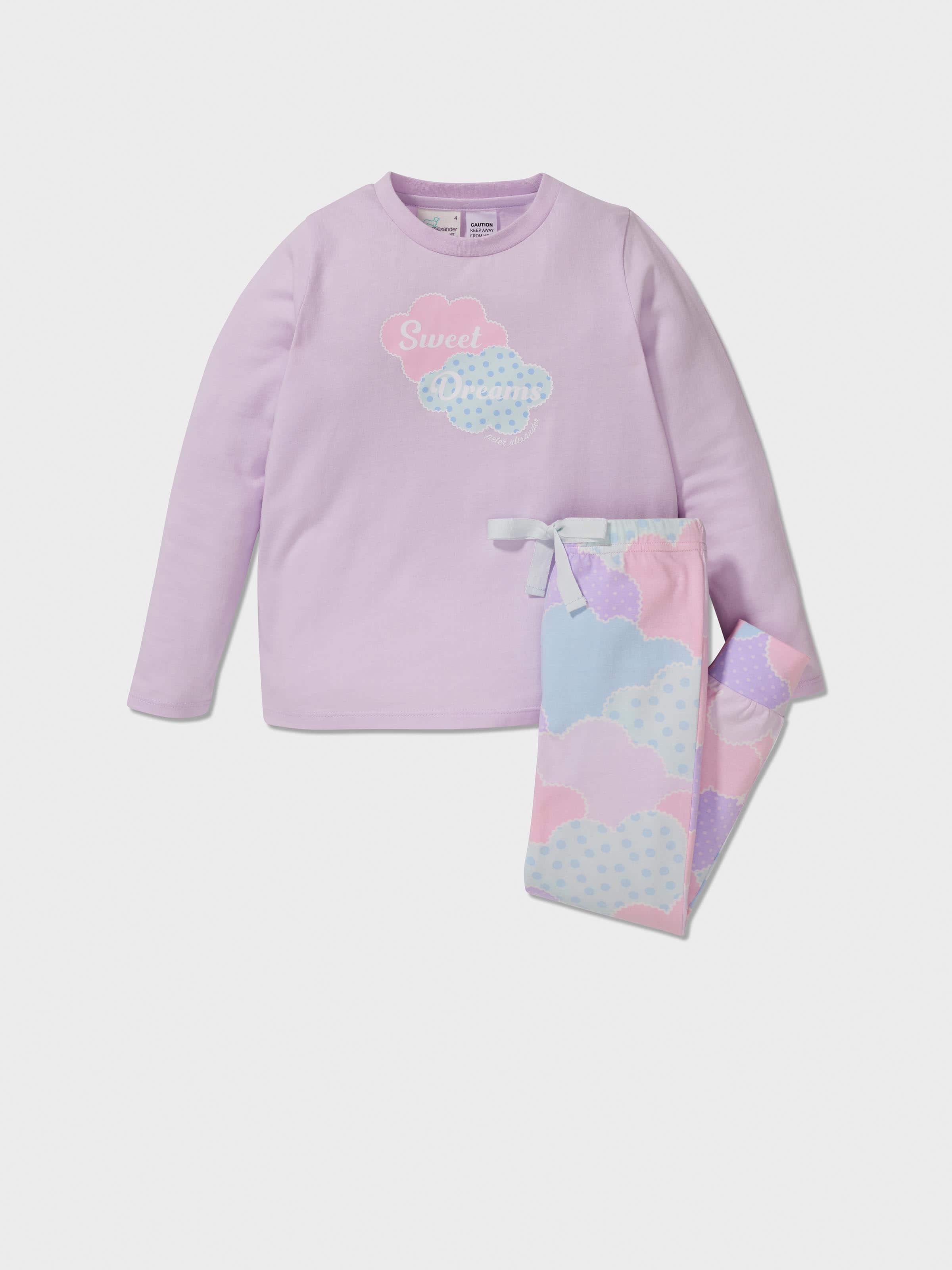 Jnr Girls Sweet Dreams Long Pj Set