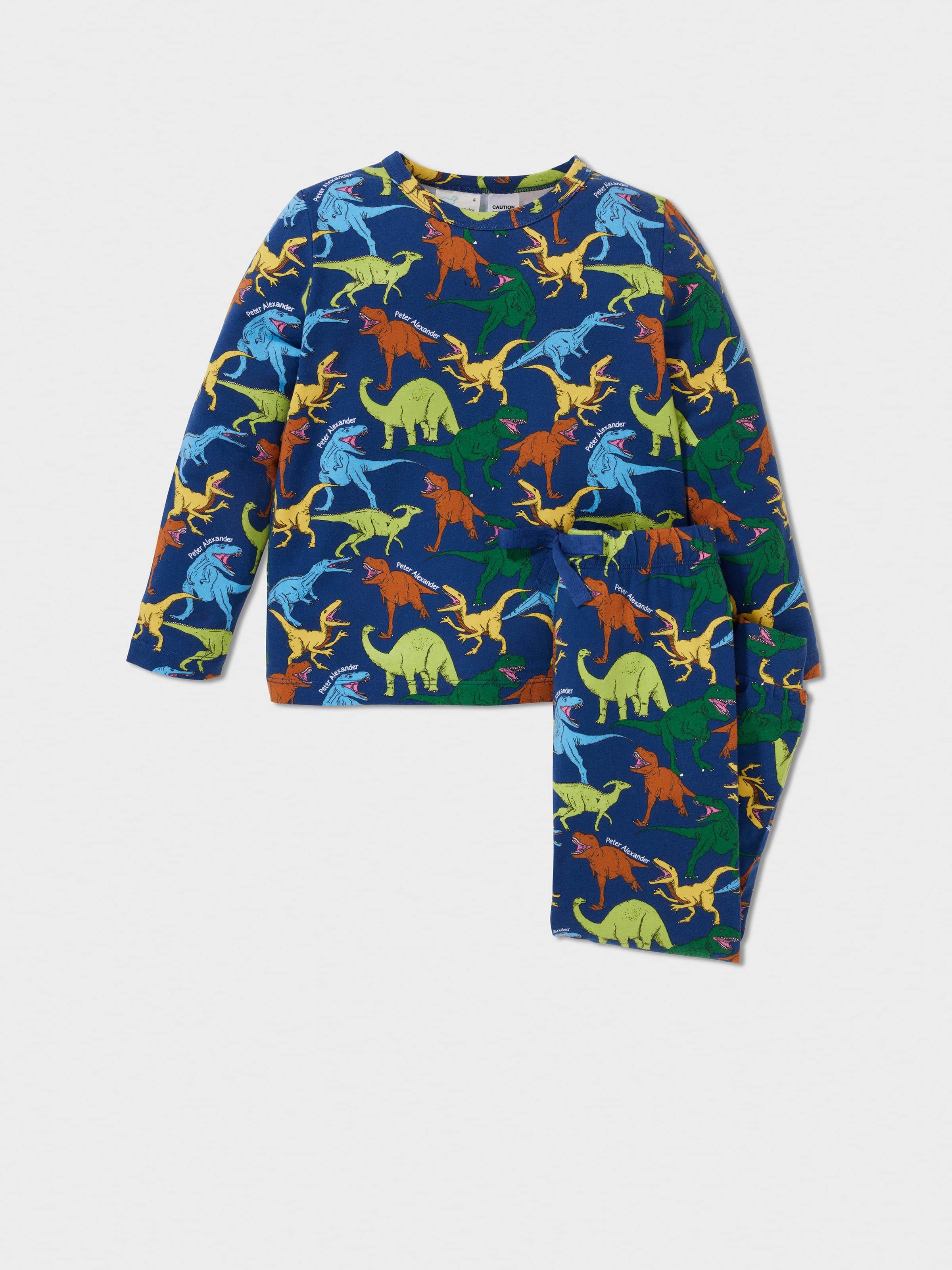 Jnr Boys Dino Long Pj Set