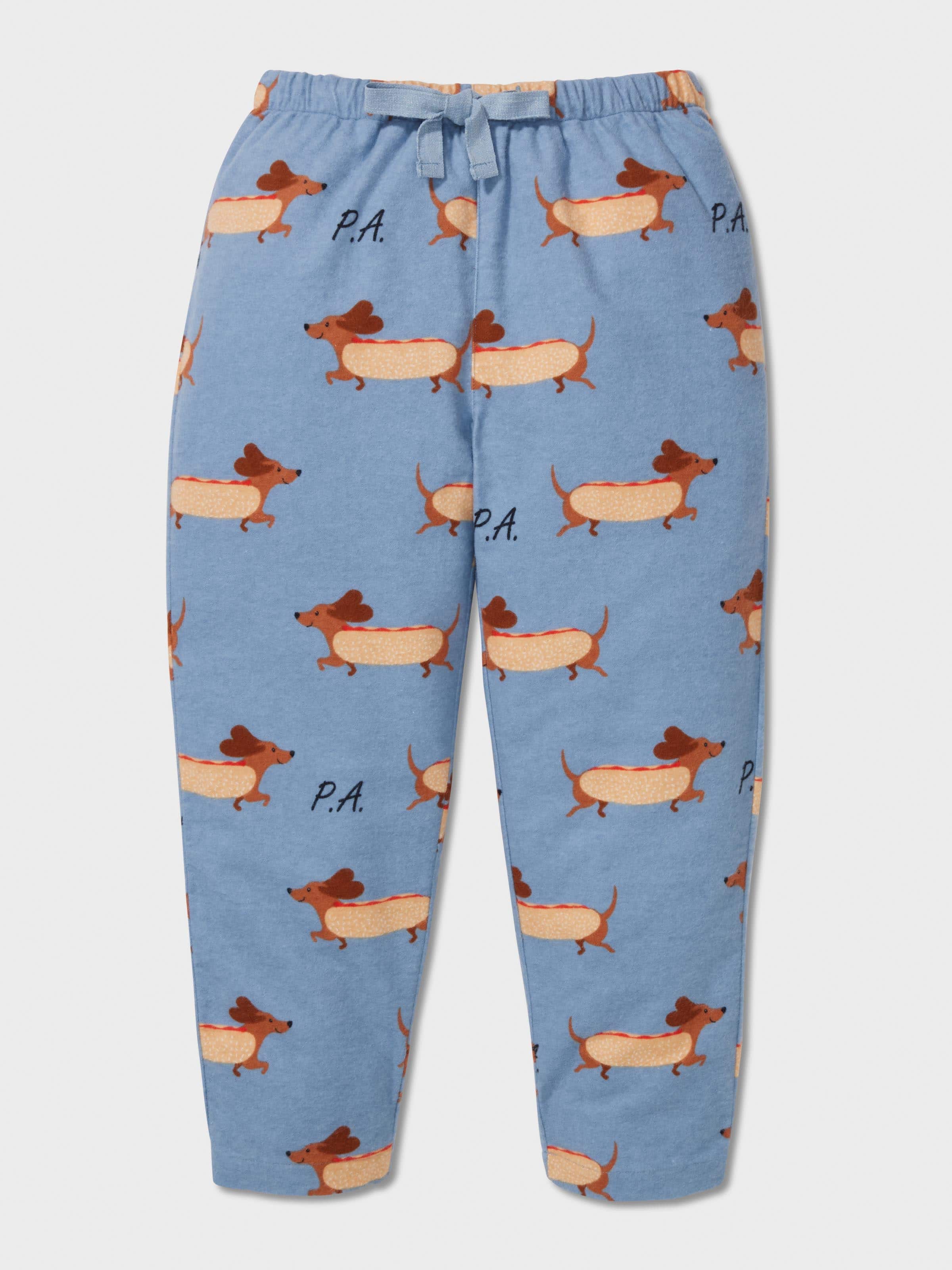 Jnr Boys Hotdog Long Pj Set