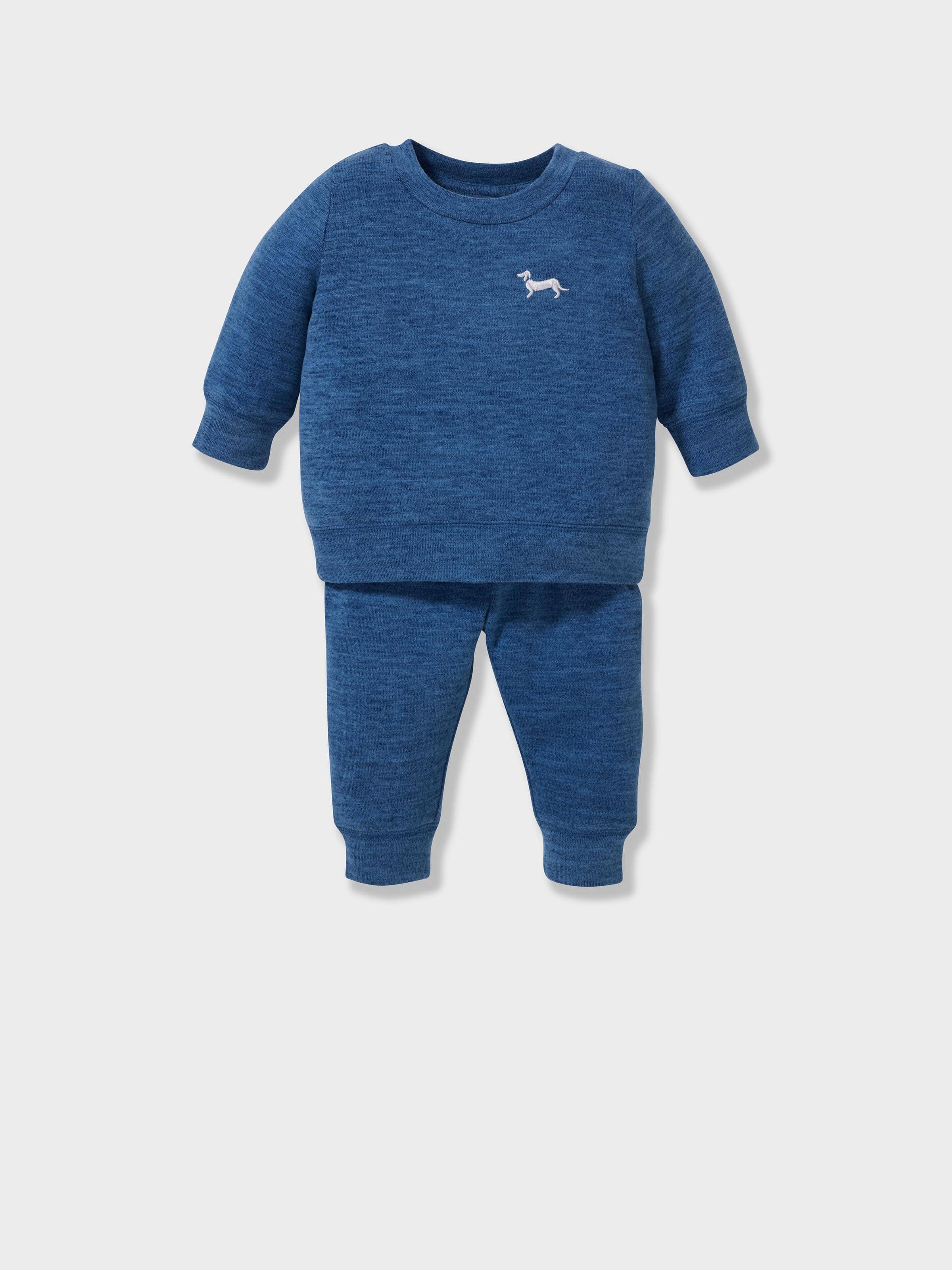 Baby Fuzzy Blue Pj Set