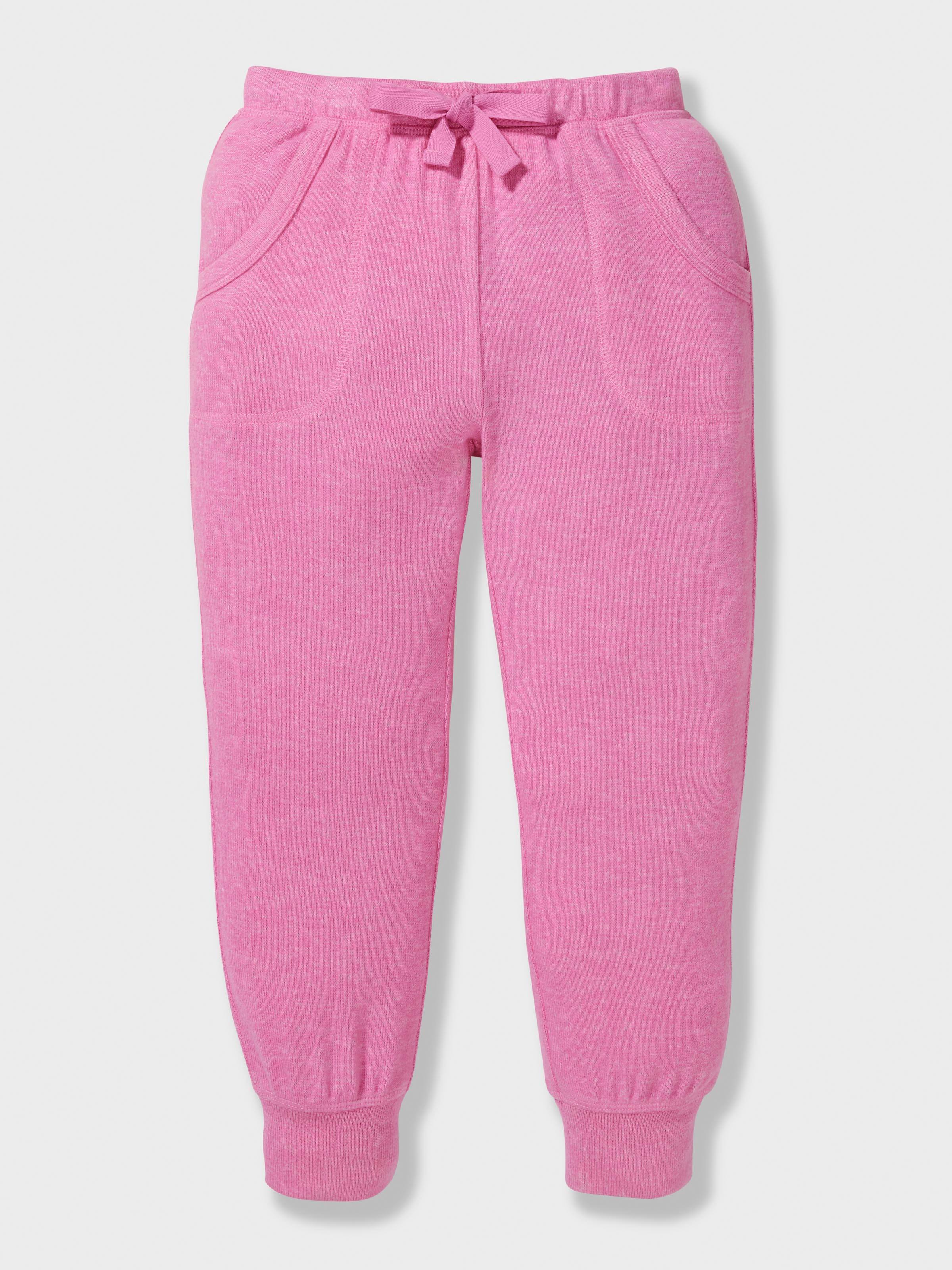 Girls Fuzzy Magenta Pj Set