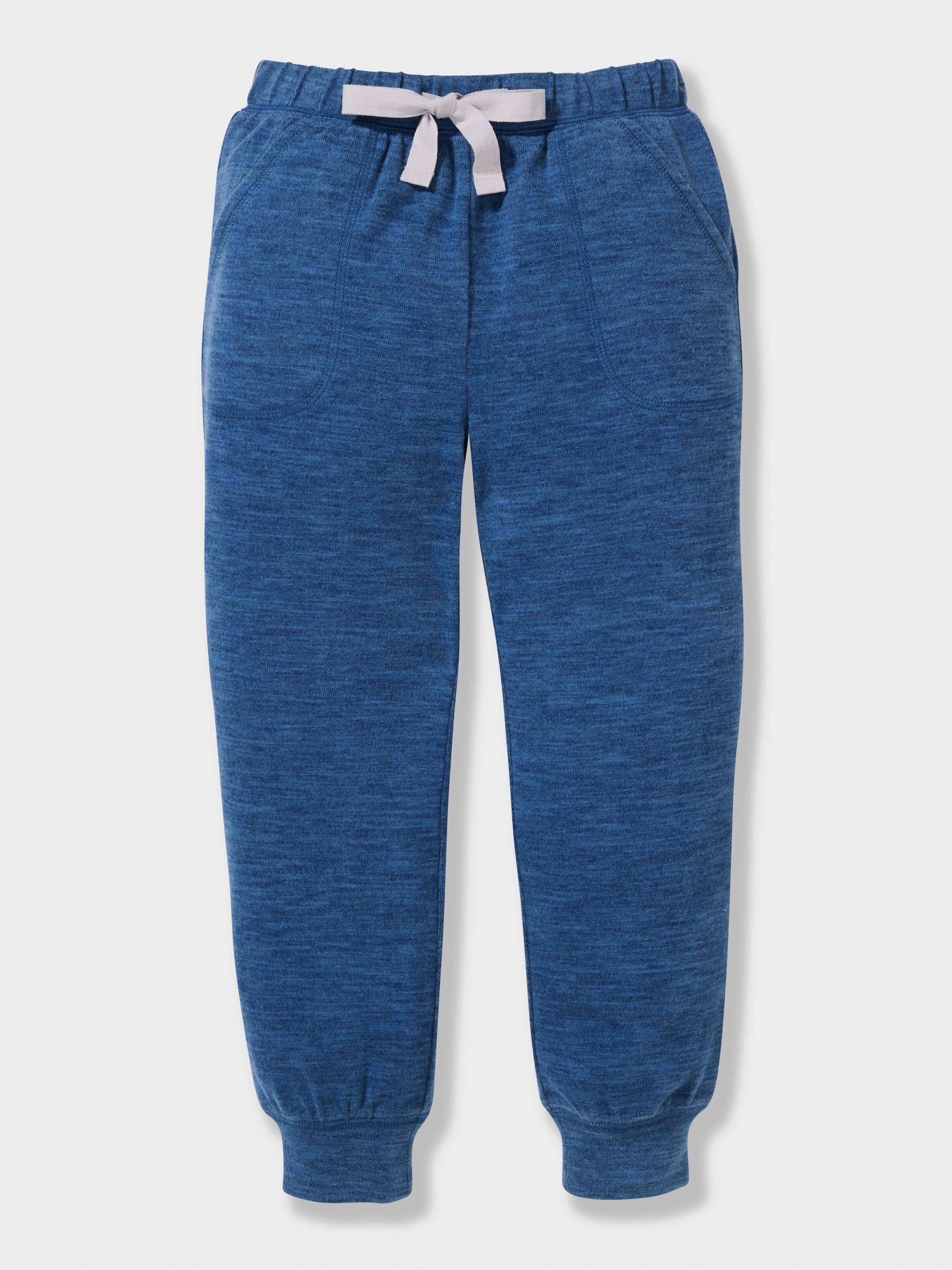 Jnr Boys Fuzzy Blue Pj Set