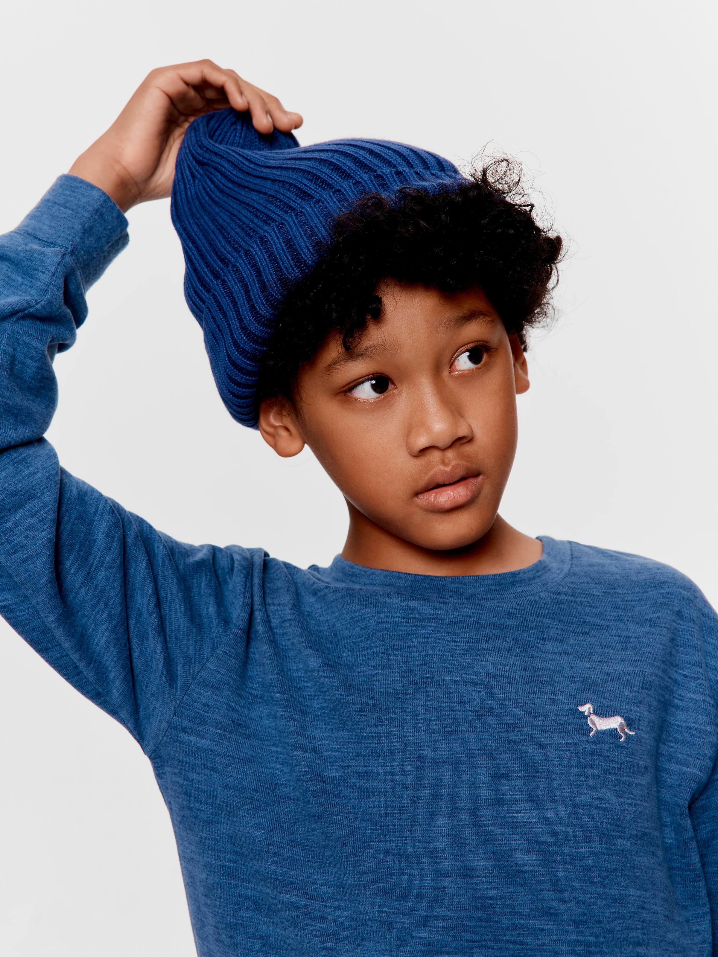 Boys Fuzzy Blue Pj Set