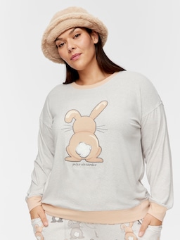 P.A. Plus Bunny Bums Plush Sweater