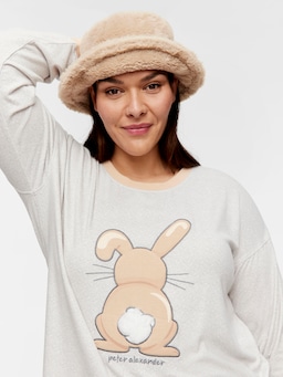 P.A. Plus Bunny Bums Plush Sweater