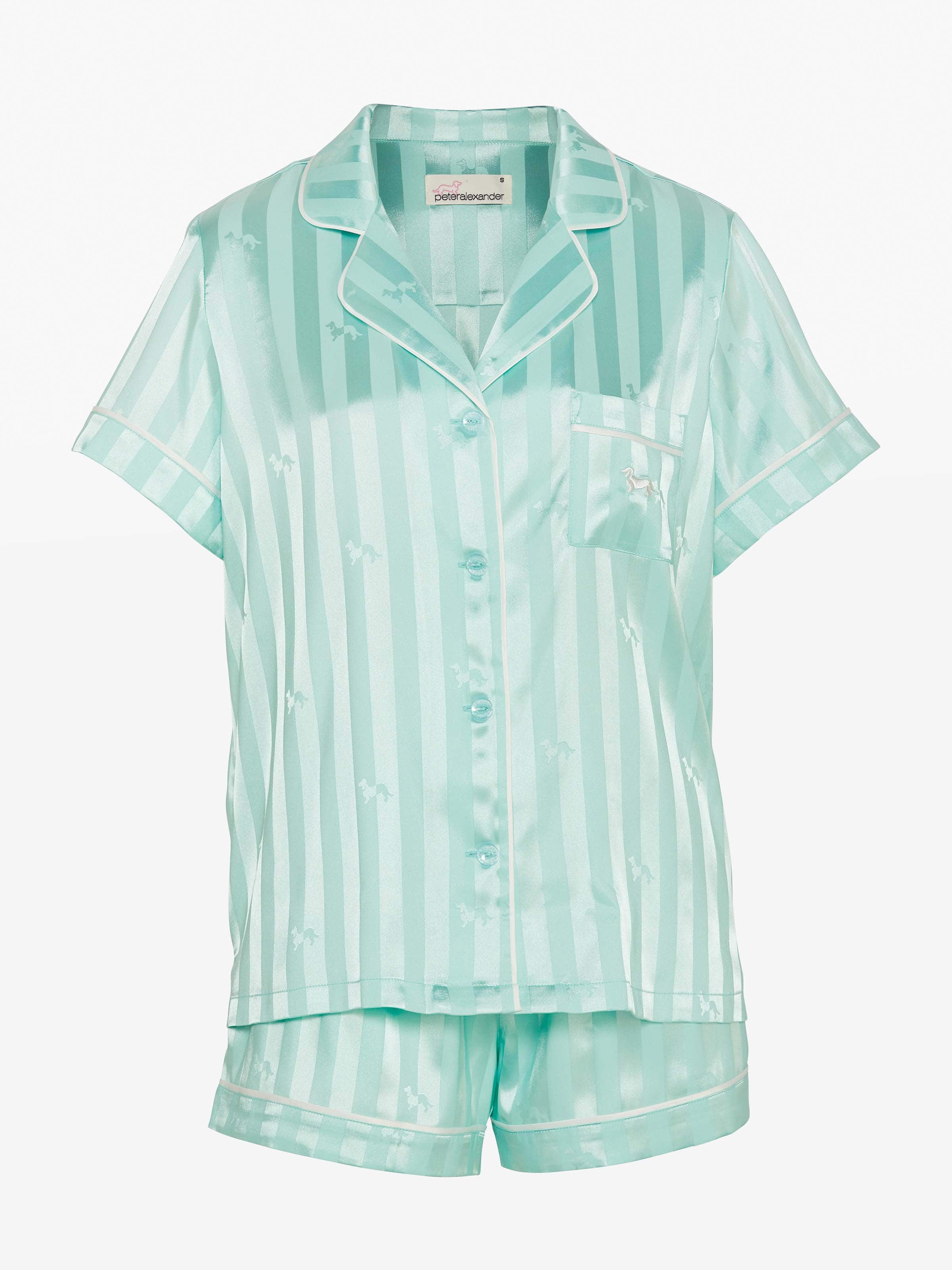 Image for Aqua Penny Stripe Chic Satin Pj Set from JustGroupNZ