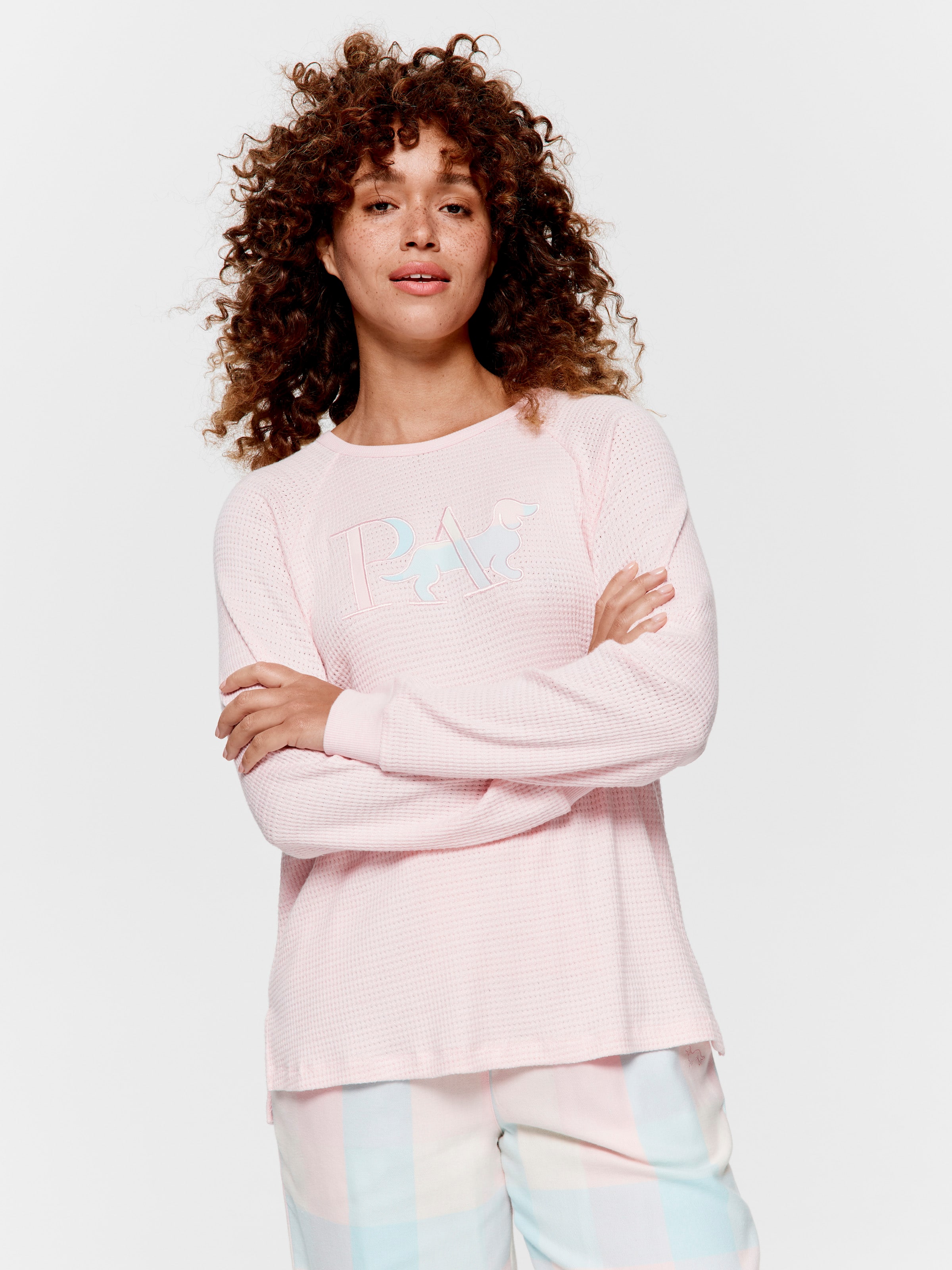 Buffalo Logo Waffle Sweater