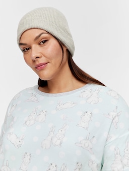 P.A. Plus Mint Bunny Sweater