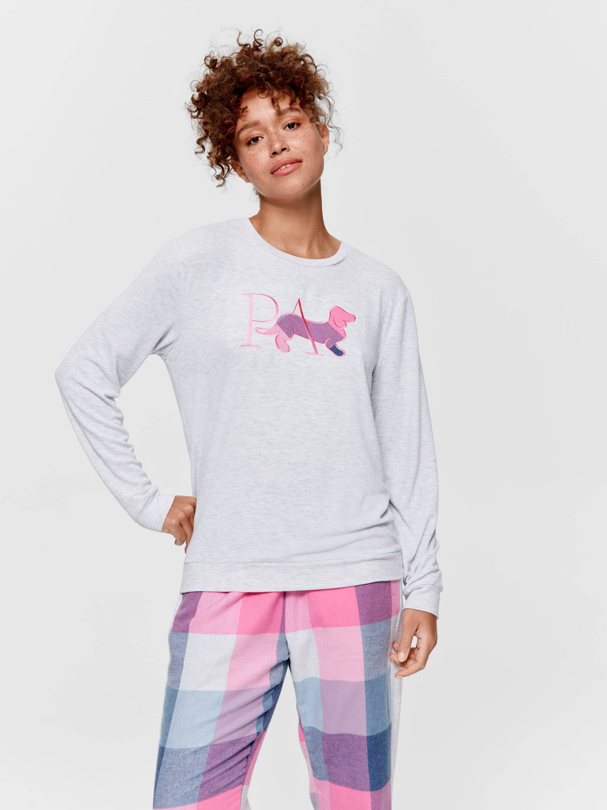 Buffalo Check Logo Sweater