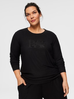 P.A. Plus Black Plush Sweater