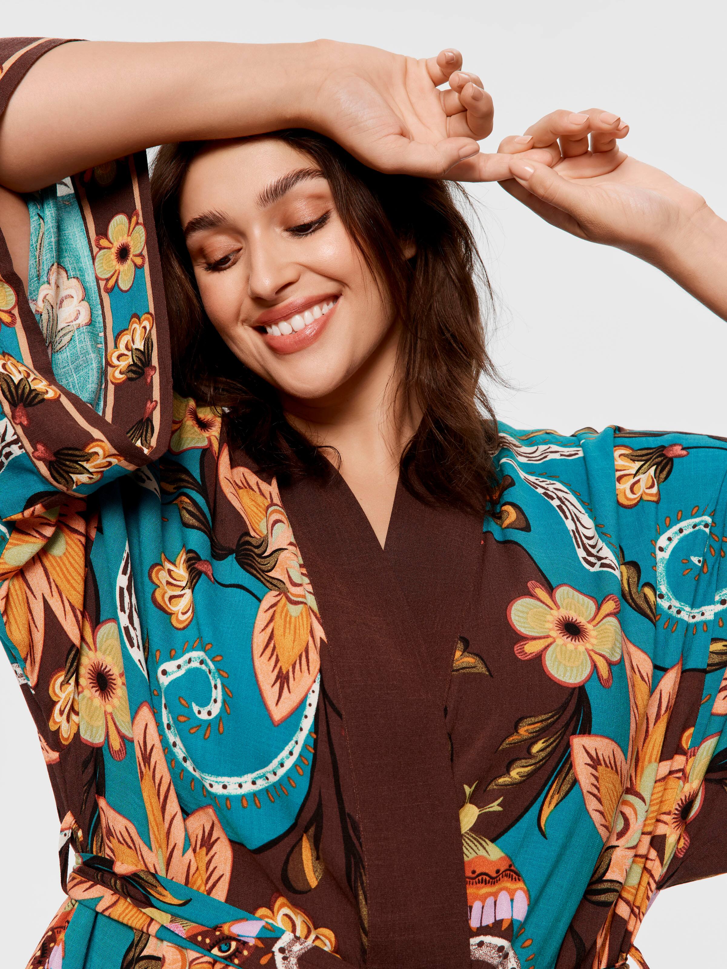 P.A. Plus Wallpaper Kimono Gown