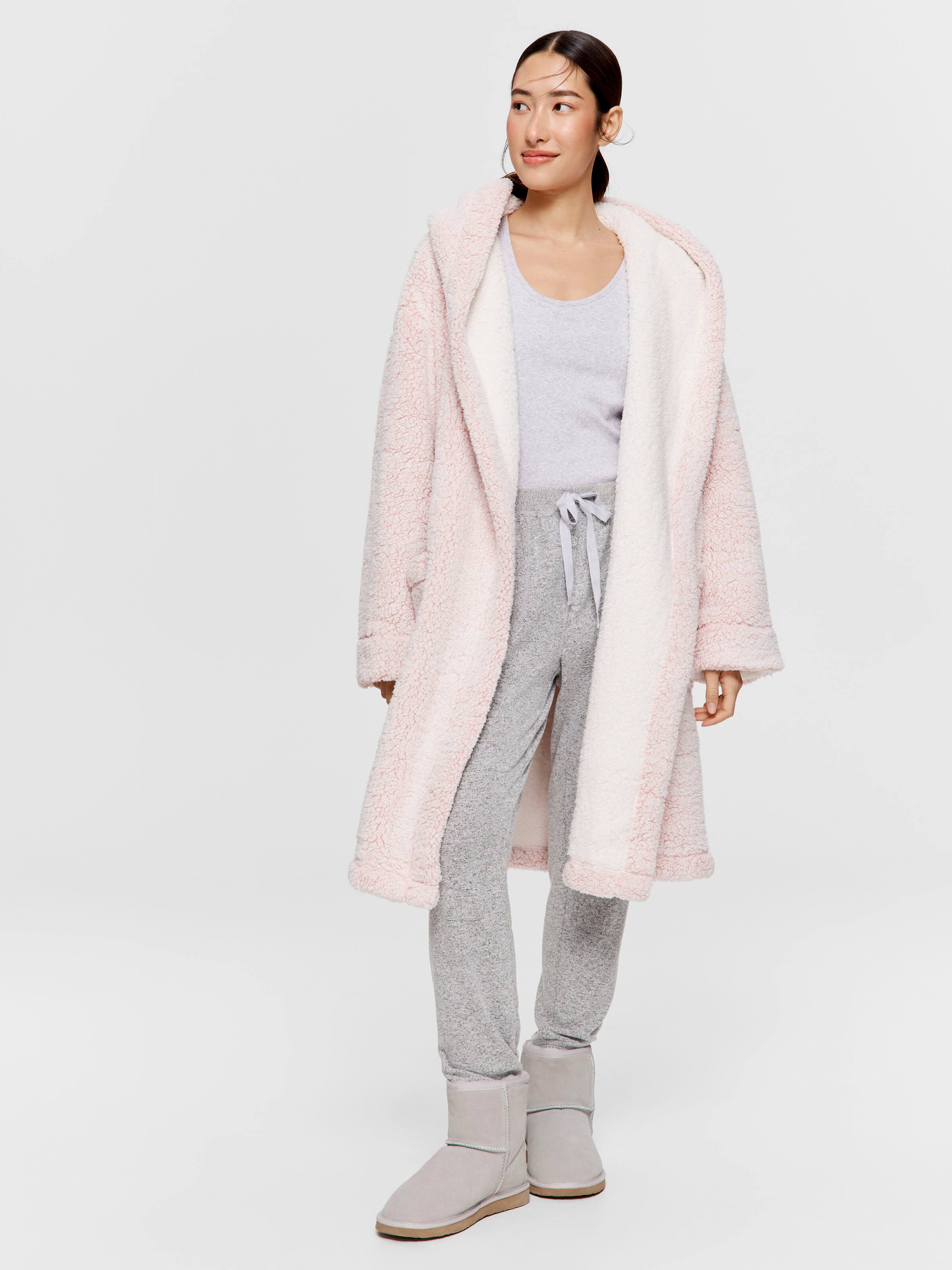Sherpa Hooded Gown