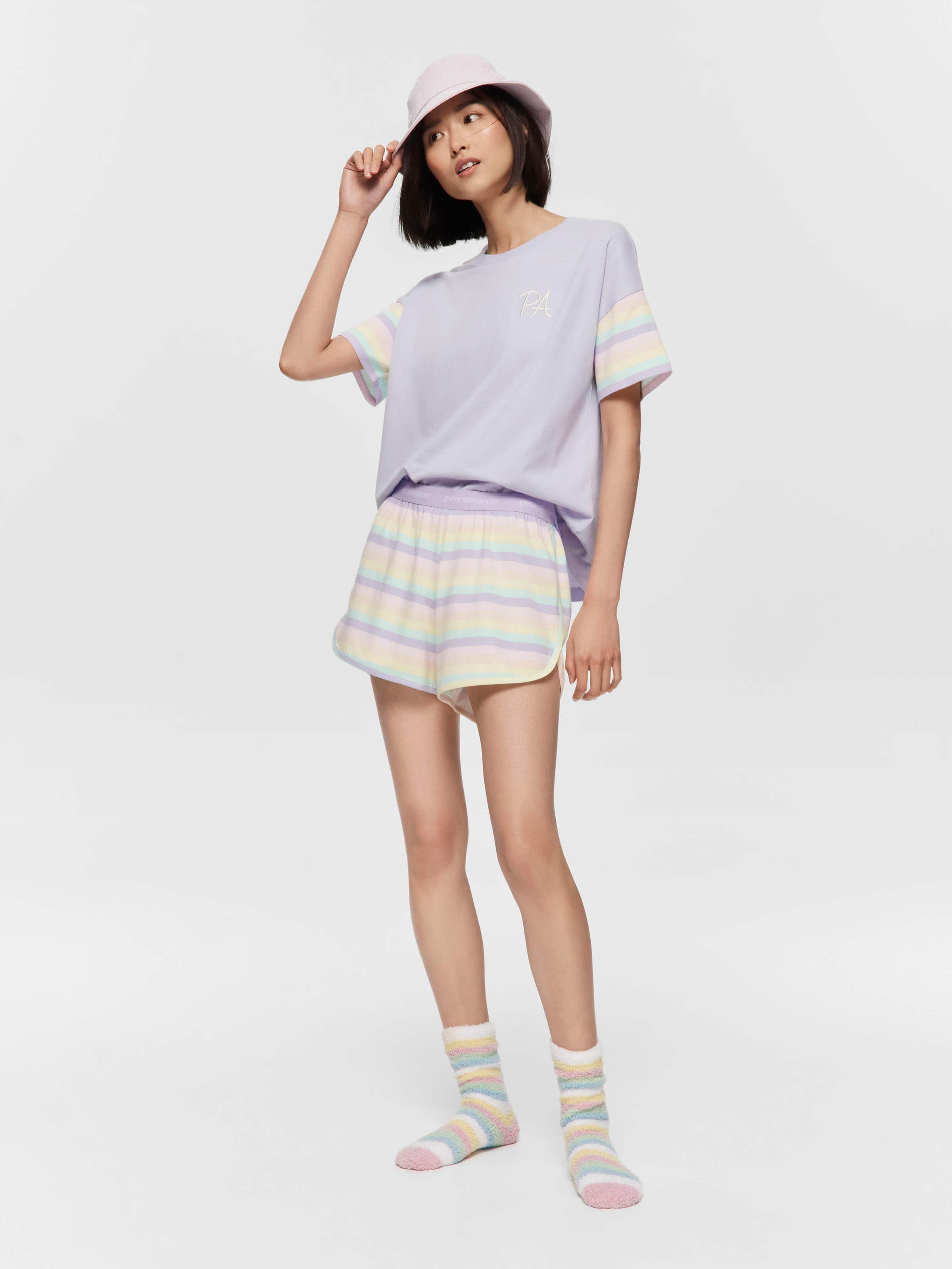 Pastel Stripe Short