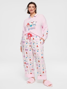 P.A. Plus Hello Kitty Roll Up Pj Pant