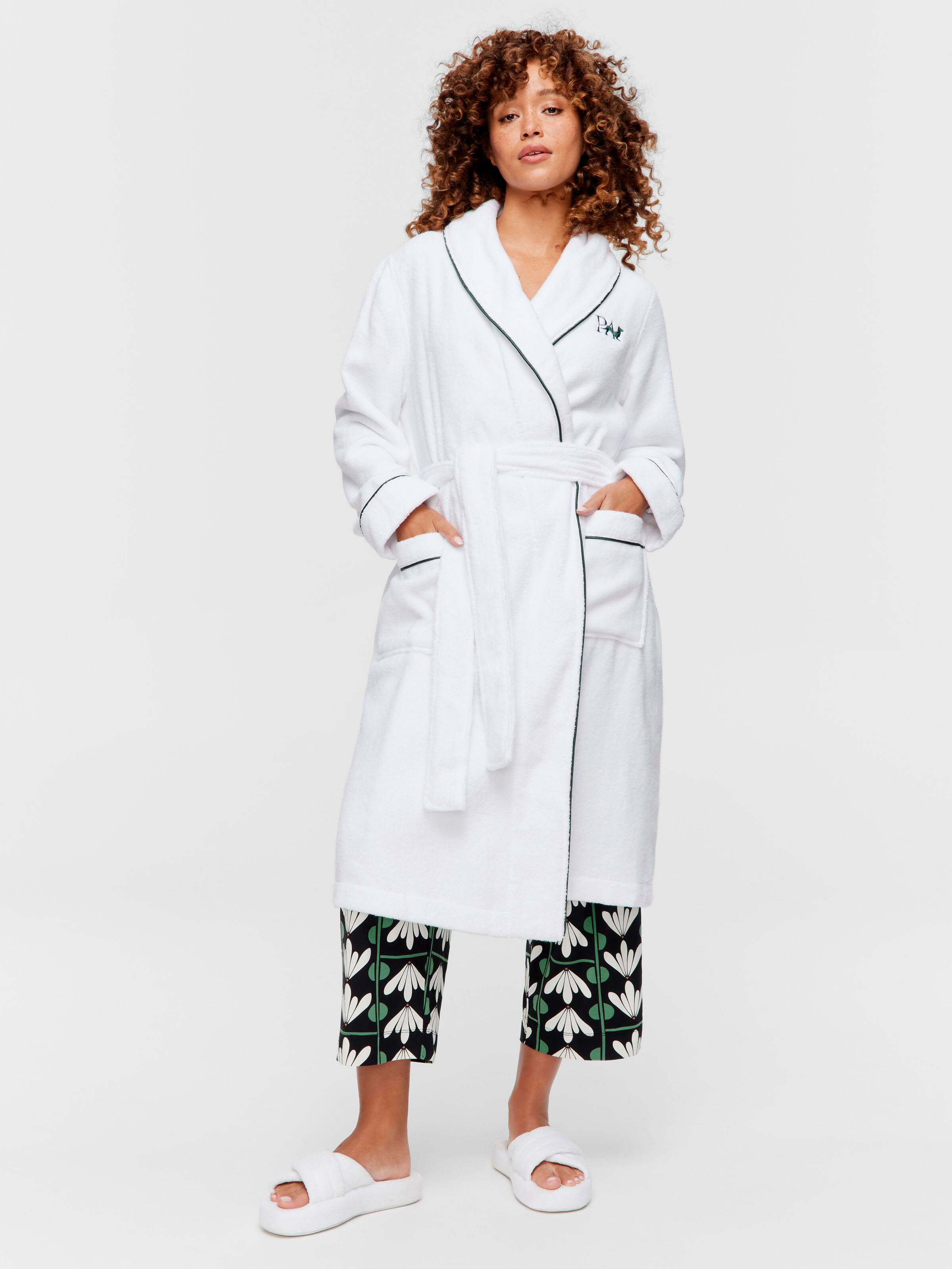 The White Lotus Towelling Gown