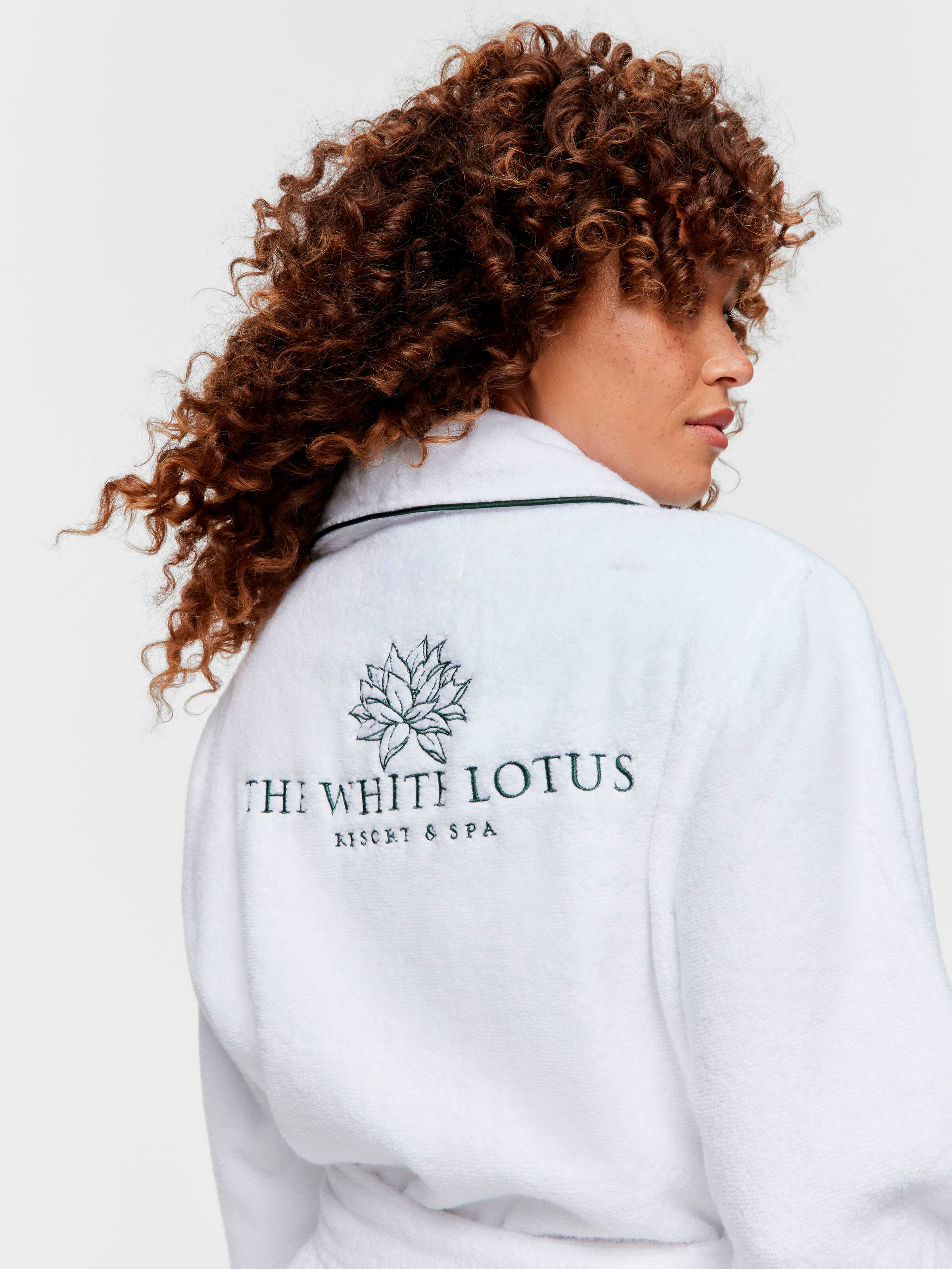 The White Lotus Towelling Gown
