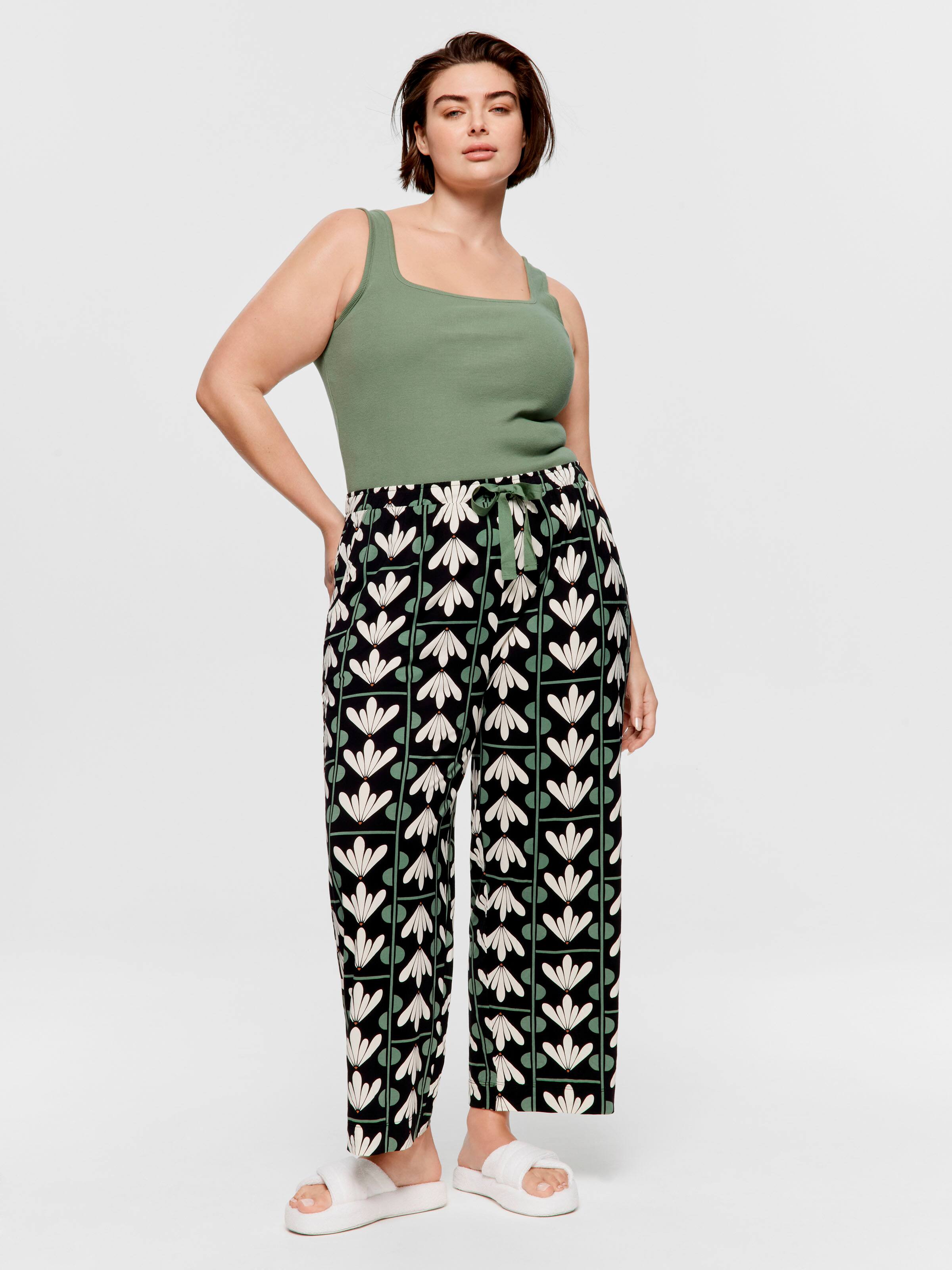 P.A. Plus Lotus Bamboo Blend 3/4 Pj Pant