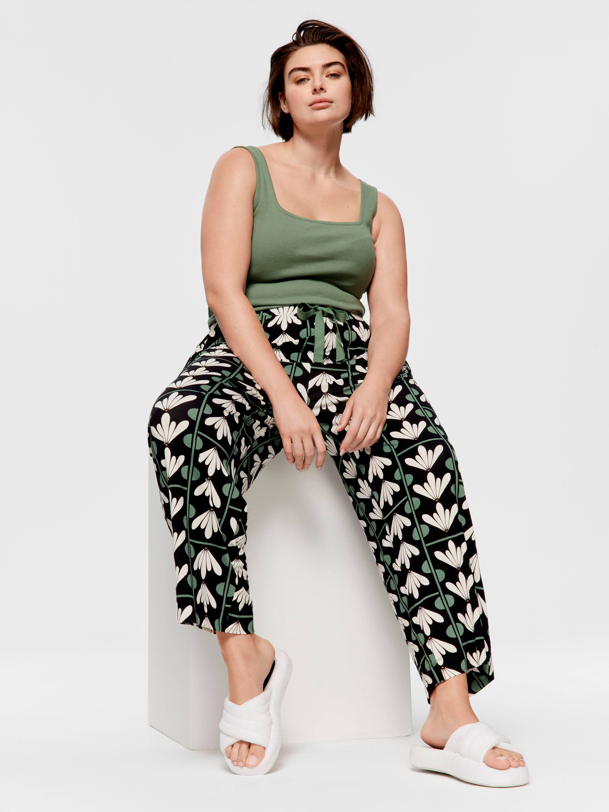 P.A. Plus Lotus Bamboo Blend 3/4 Pj Pant