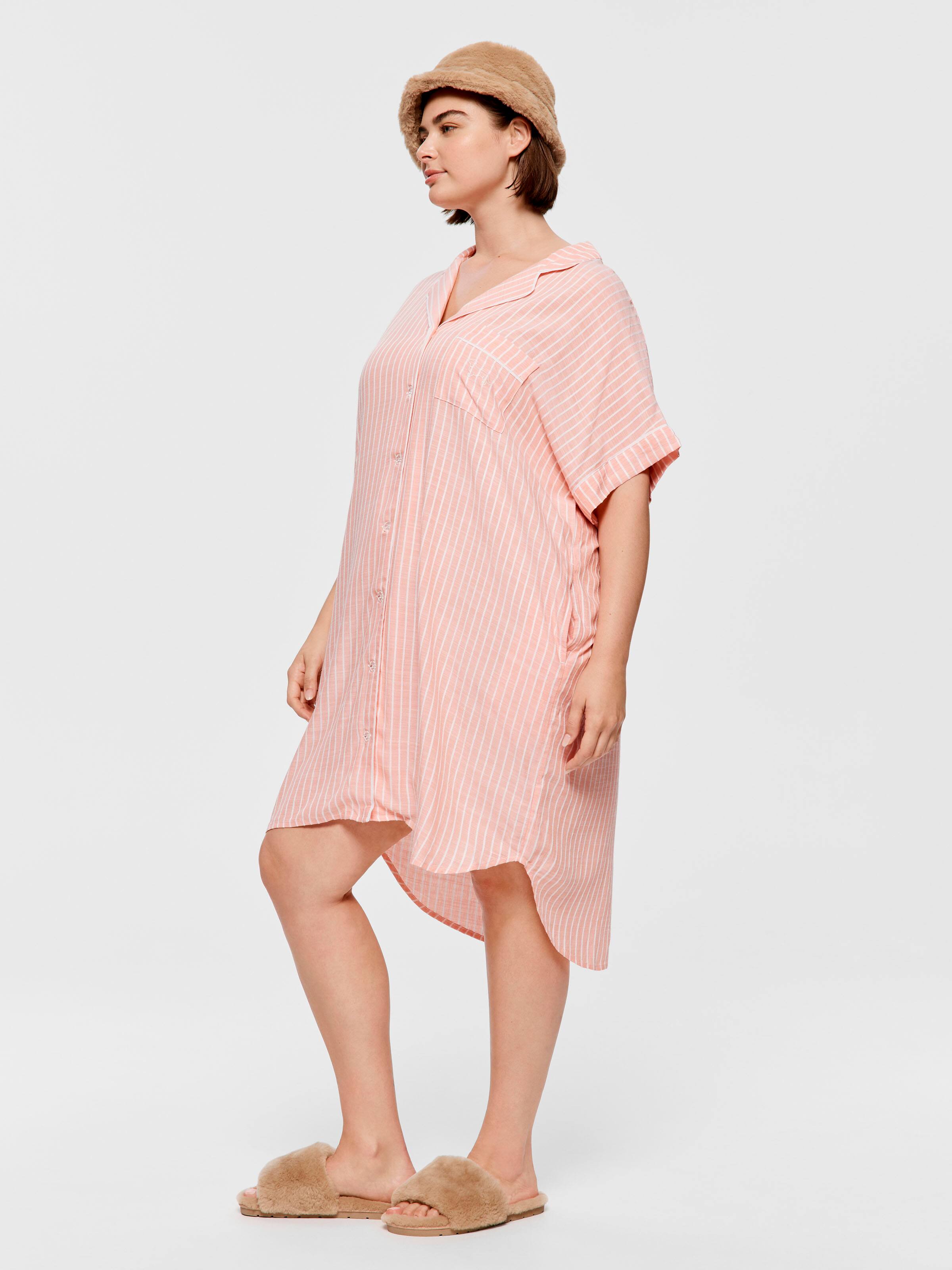 P.A. Plus Textured Boyfriend Nightshirt