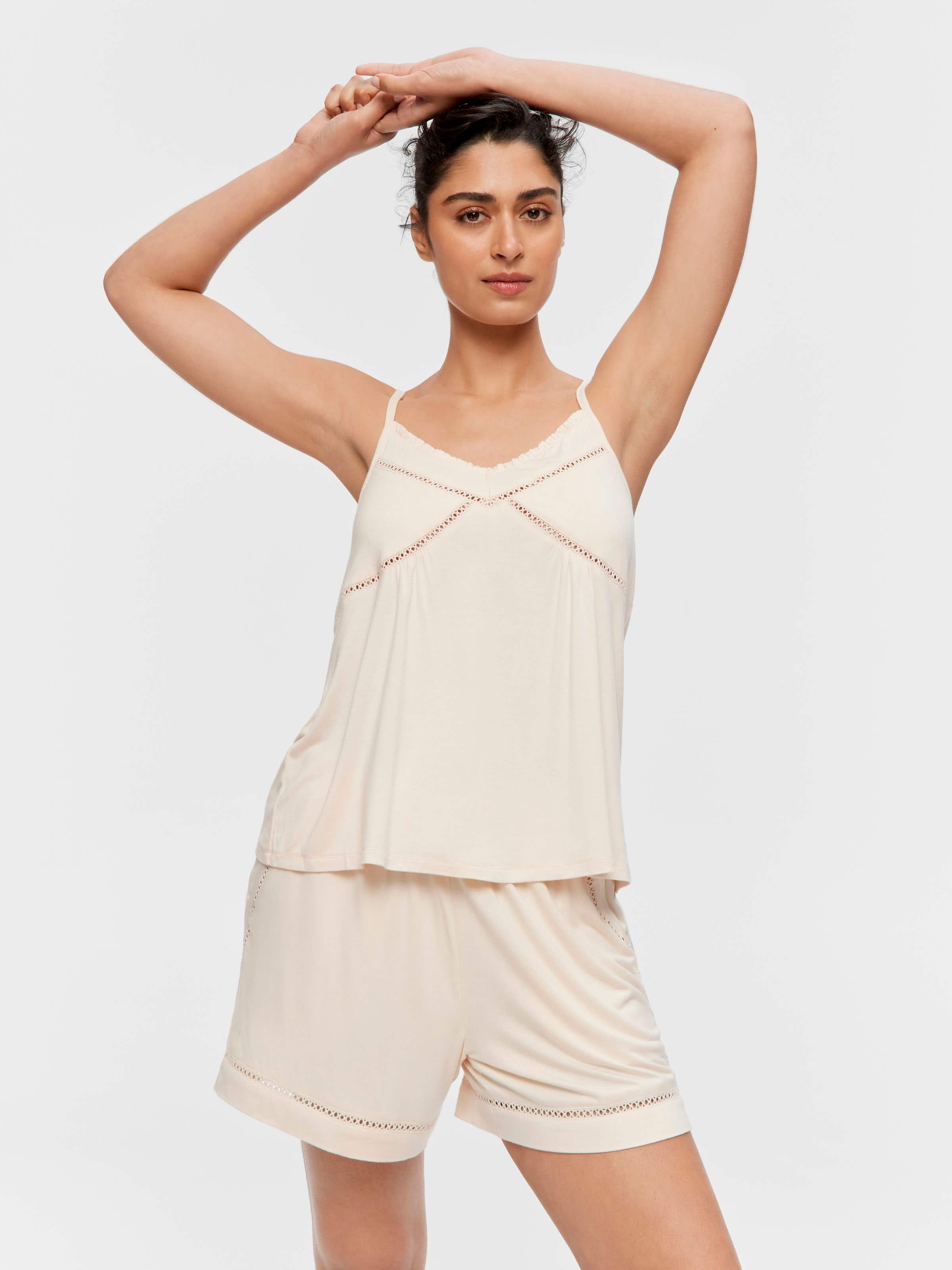 Soft Pink Bamboo Jersey Tank